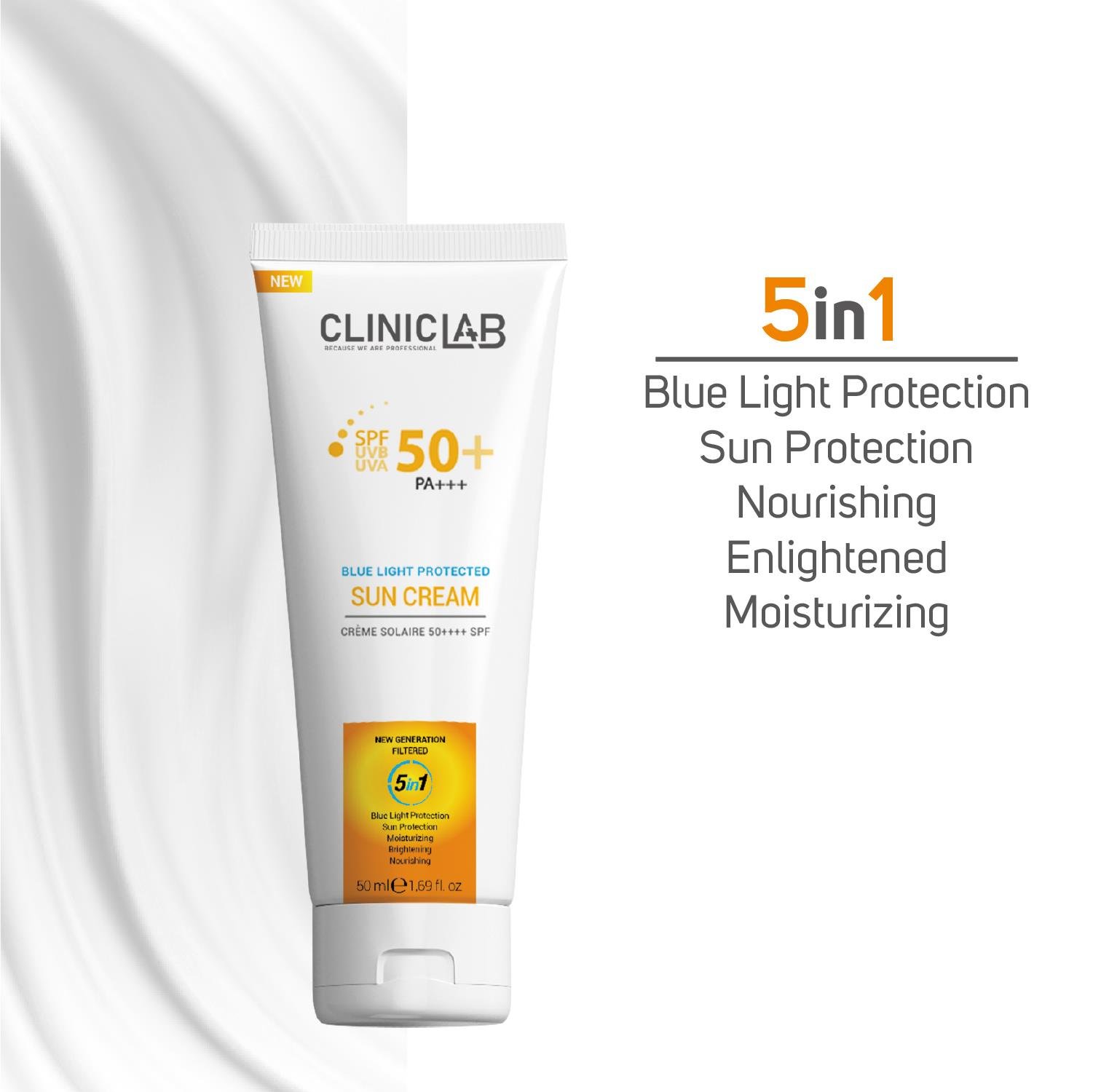 Cliniclab 50+Spf Protector Sun Cream 50 mL 