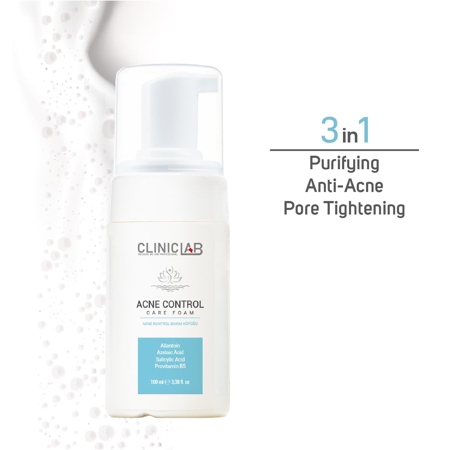 ClinicLab Acne Control Care Foam 100ml