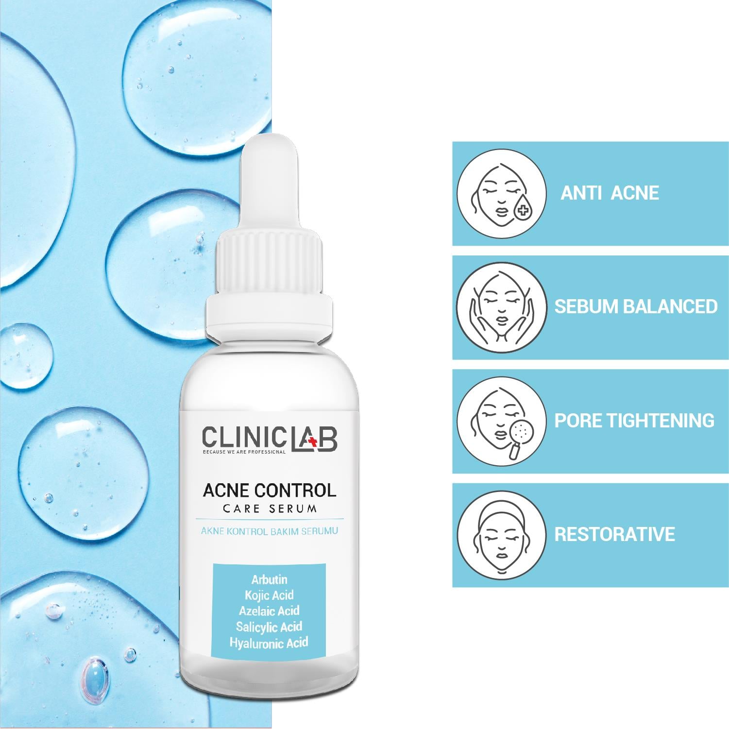 ClinicLab Acne Control Care Serum 30ml