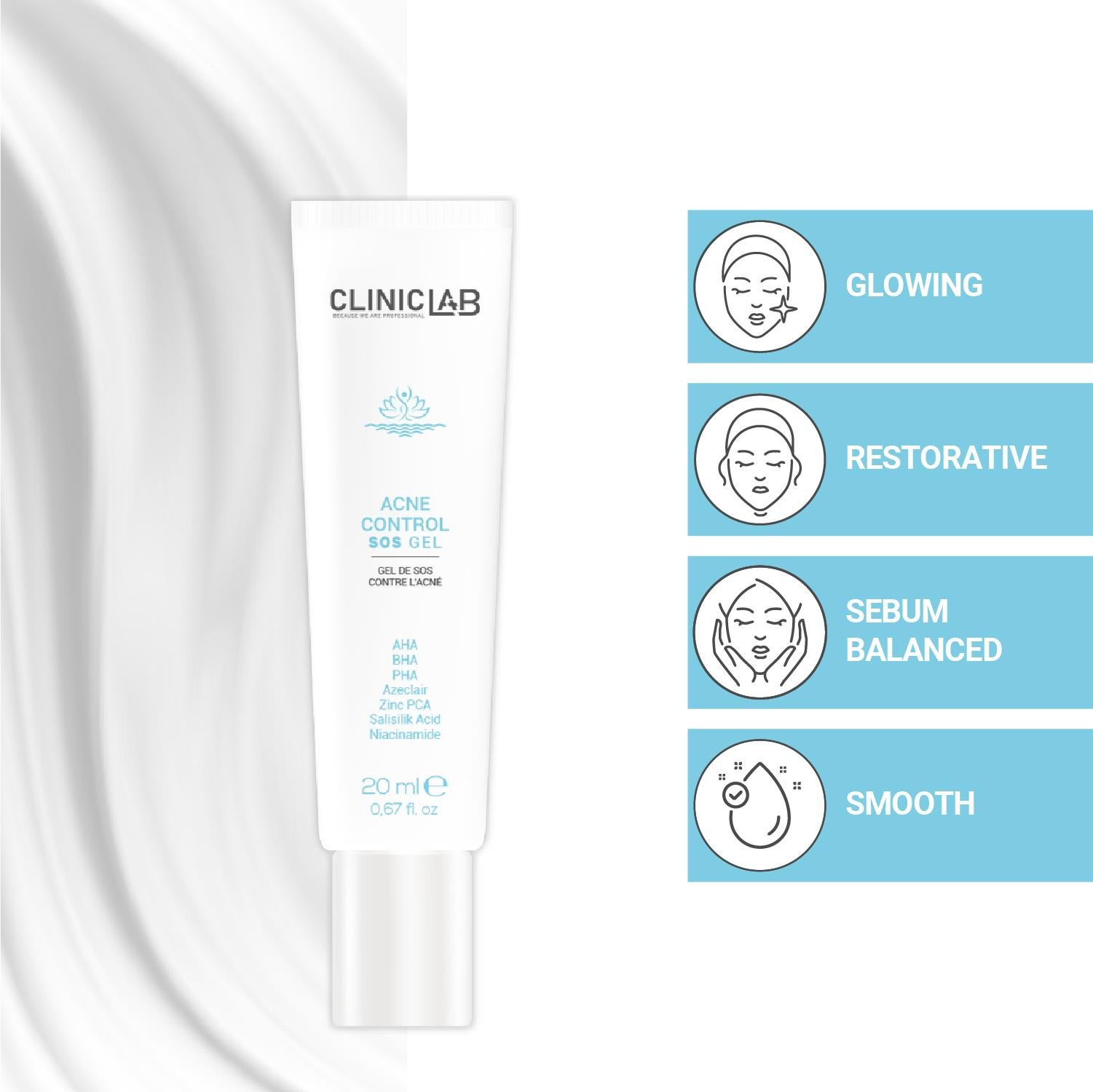 Cliniclab Acne Control SOS Gel 20 mL 