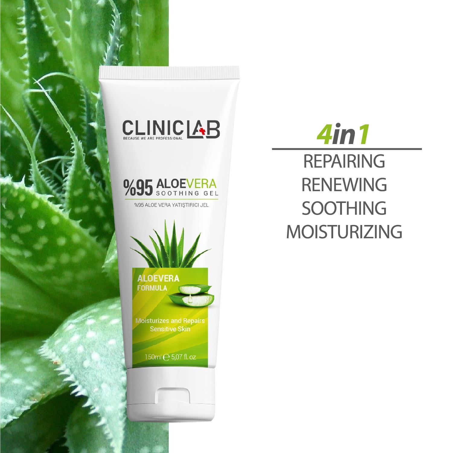 Cliniclab Aloevera %95  Soothing Gel 150 mL