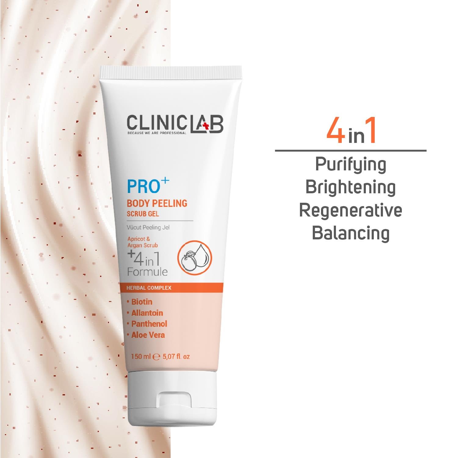 ClinicLab Body Peeling Scrub Gel 150ml