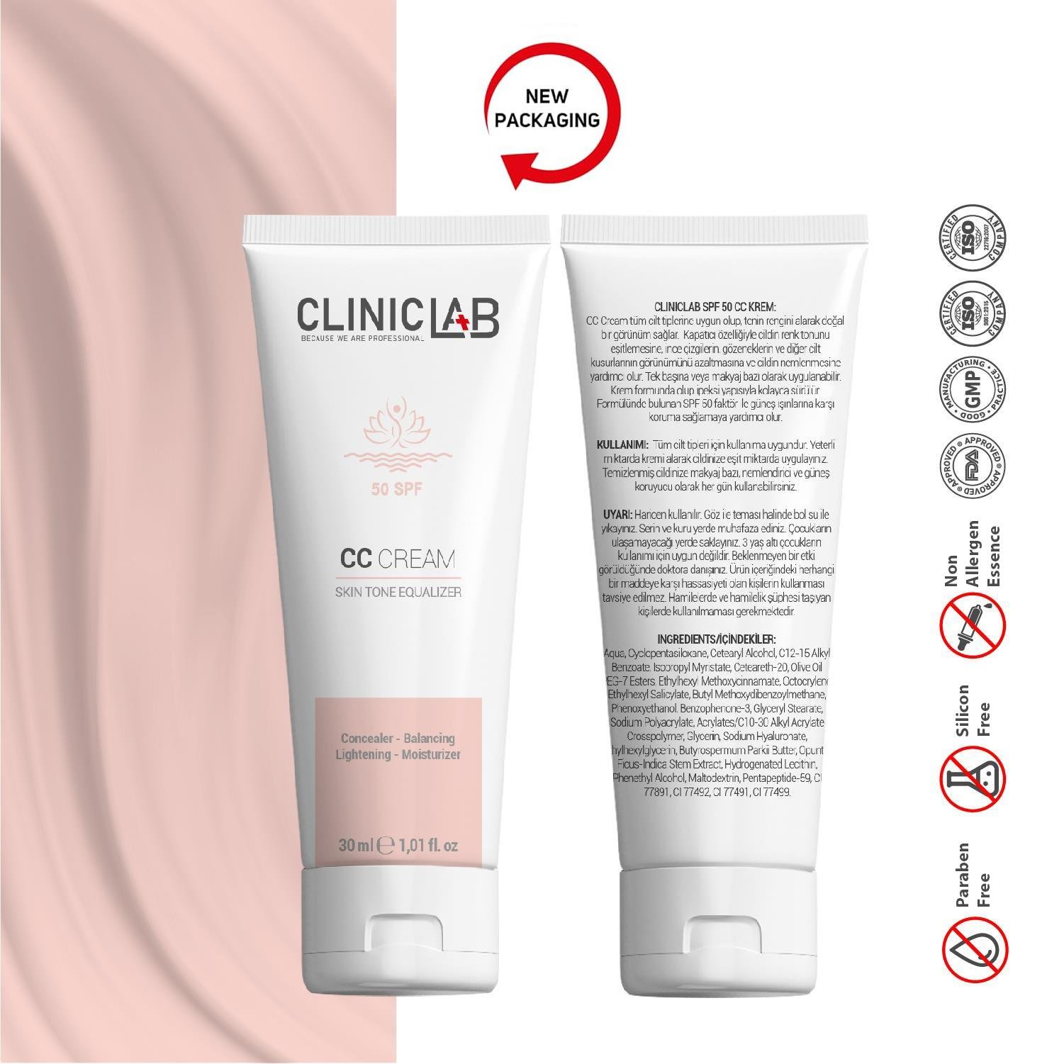 Cliniclab CC Cream 50+Spf Cream 30 mL