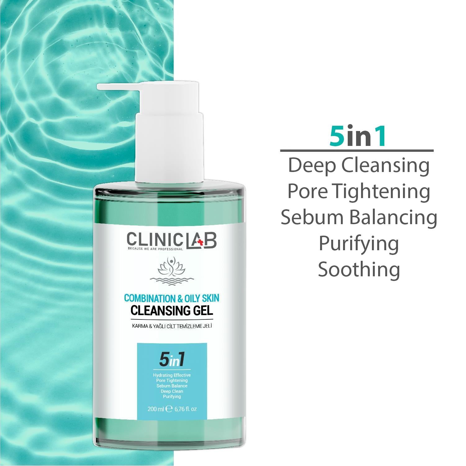Cliniclab Combination & Oily Skin Cleansing Gel 200 mL