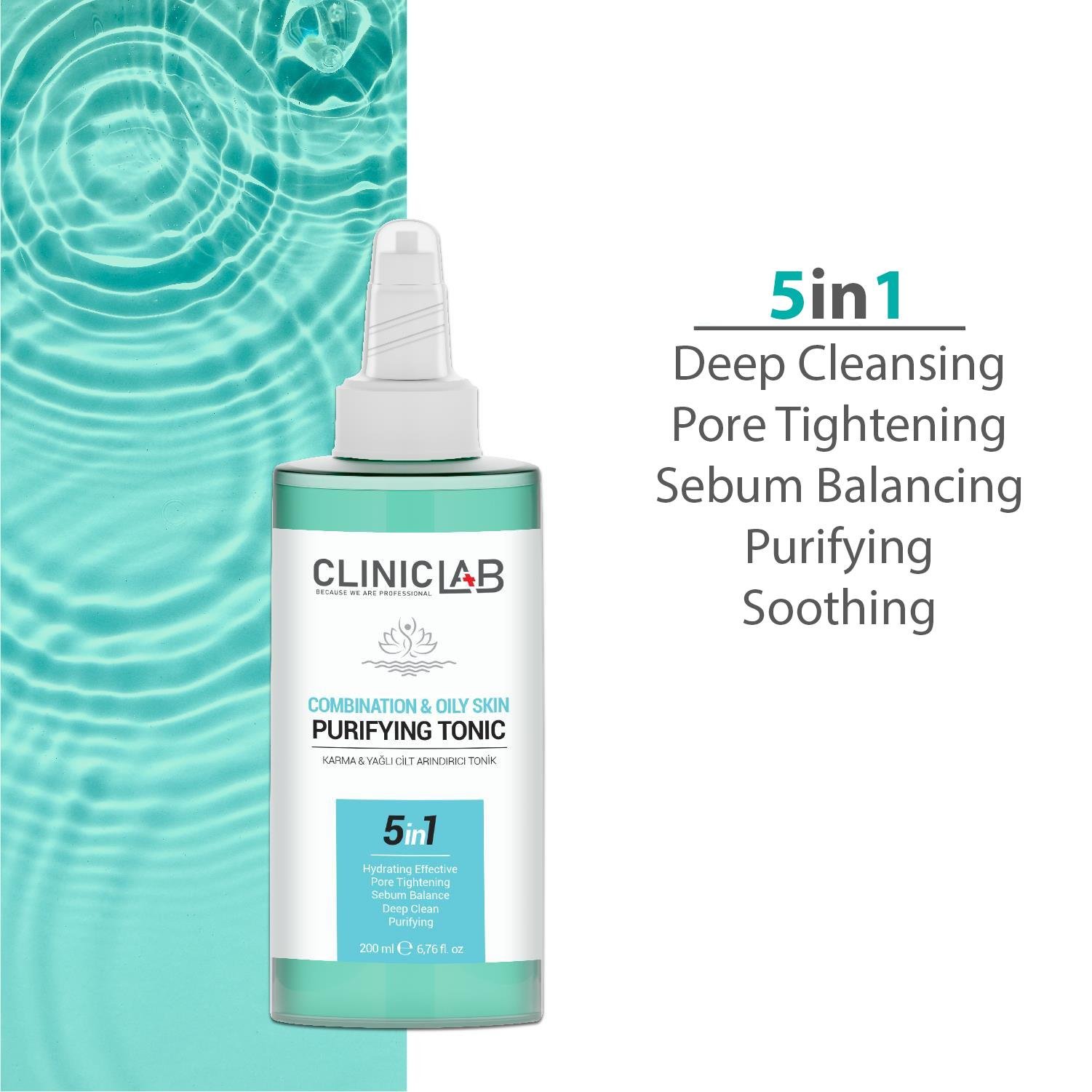 Cliniclab Combination & Oily Skin Purifying Tonic 200 mL