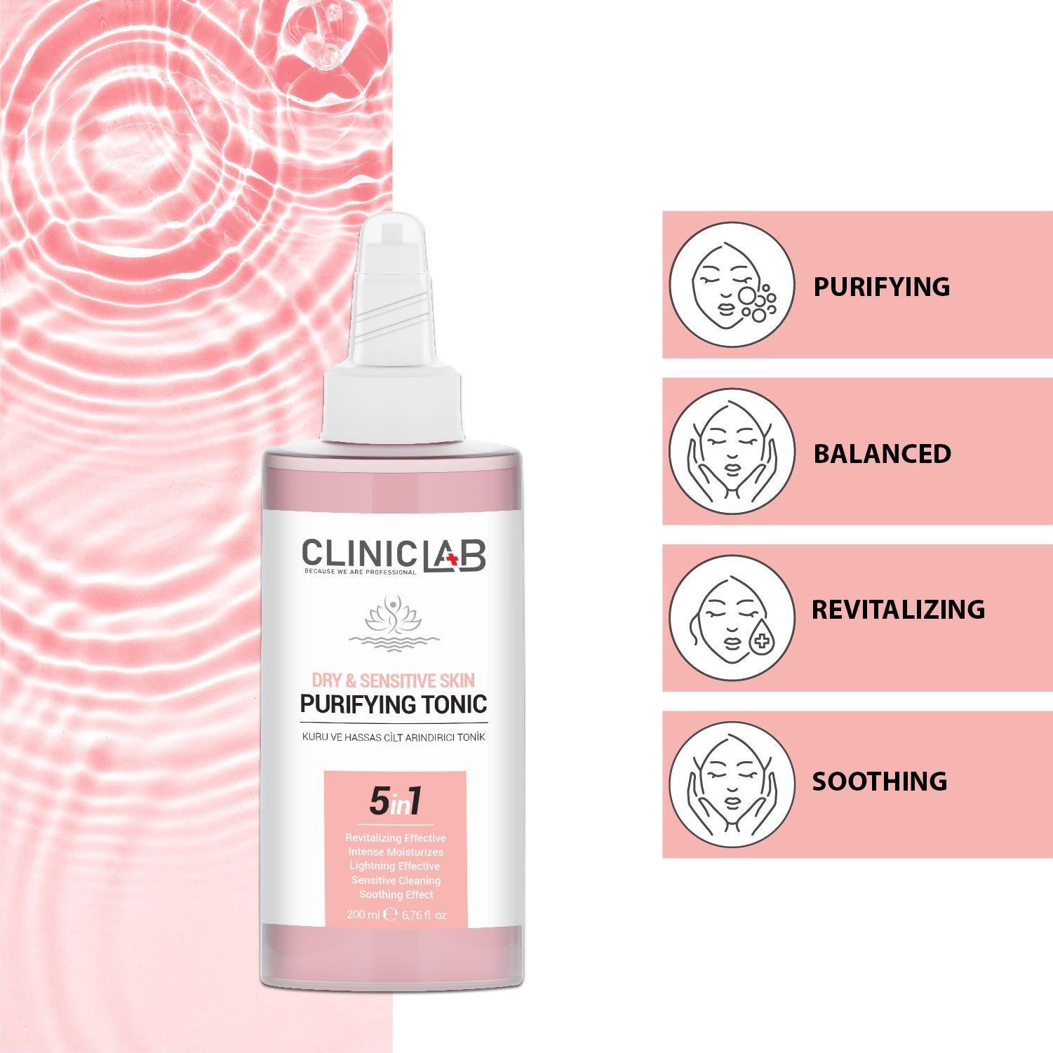 ClinicLab Dry & Senstive Skin Purifying Tonic 200ml