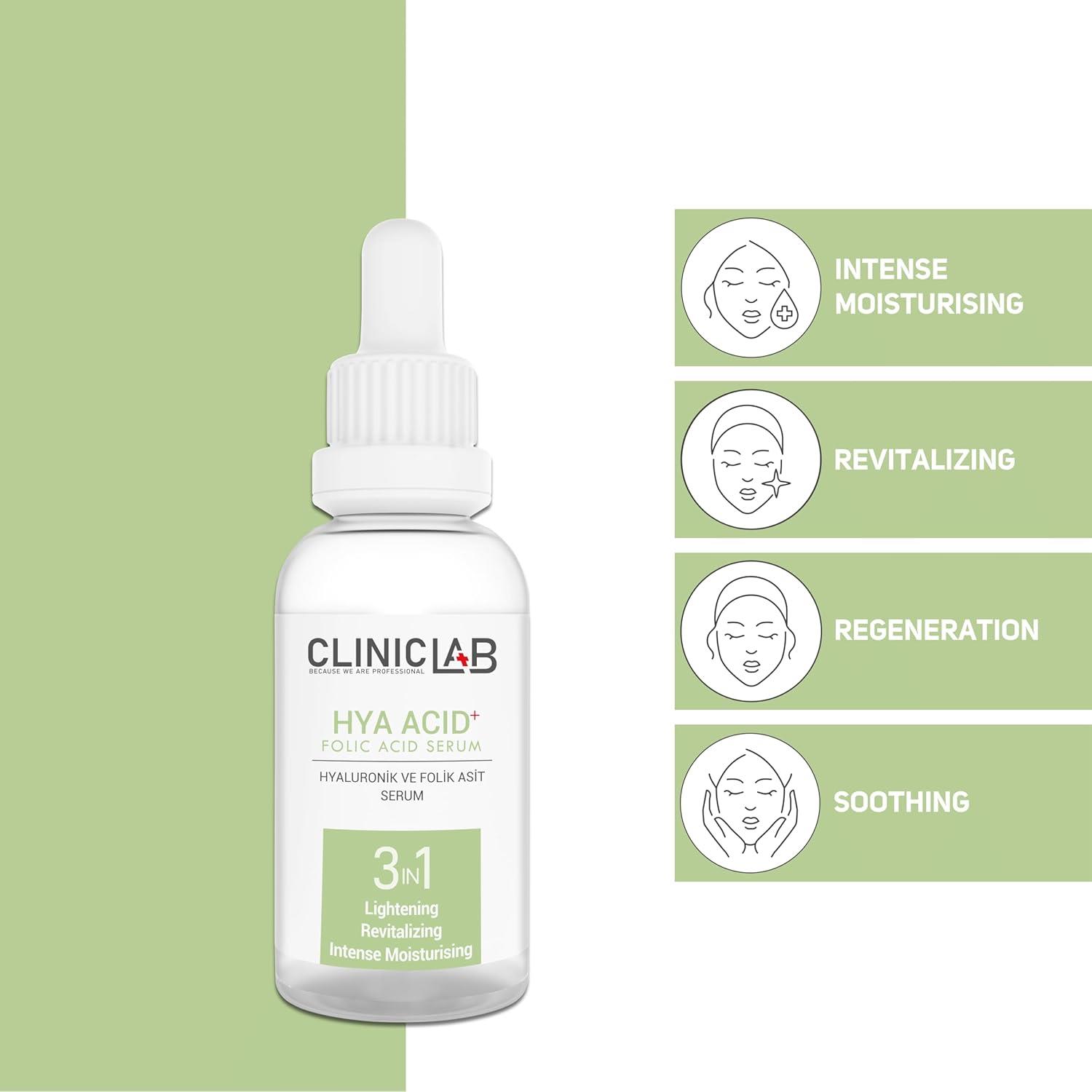 ClinicLab Hyaluronic  Acid & Folic Acid Serum 30 ml