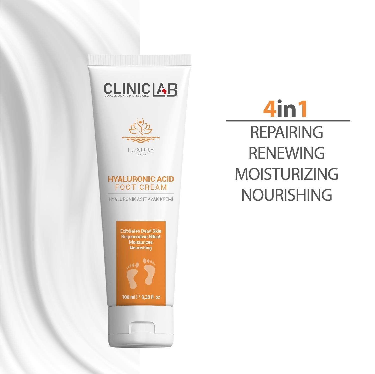 ClinicLab Luxury Hyaluronic Acit Foot Cream 100ml