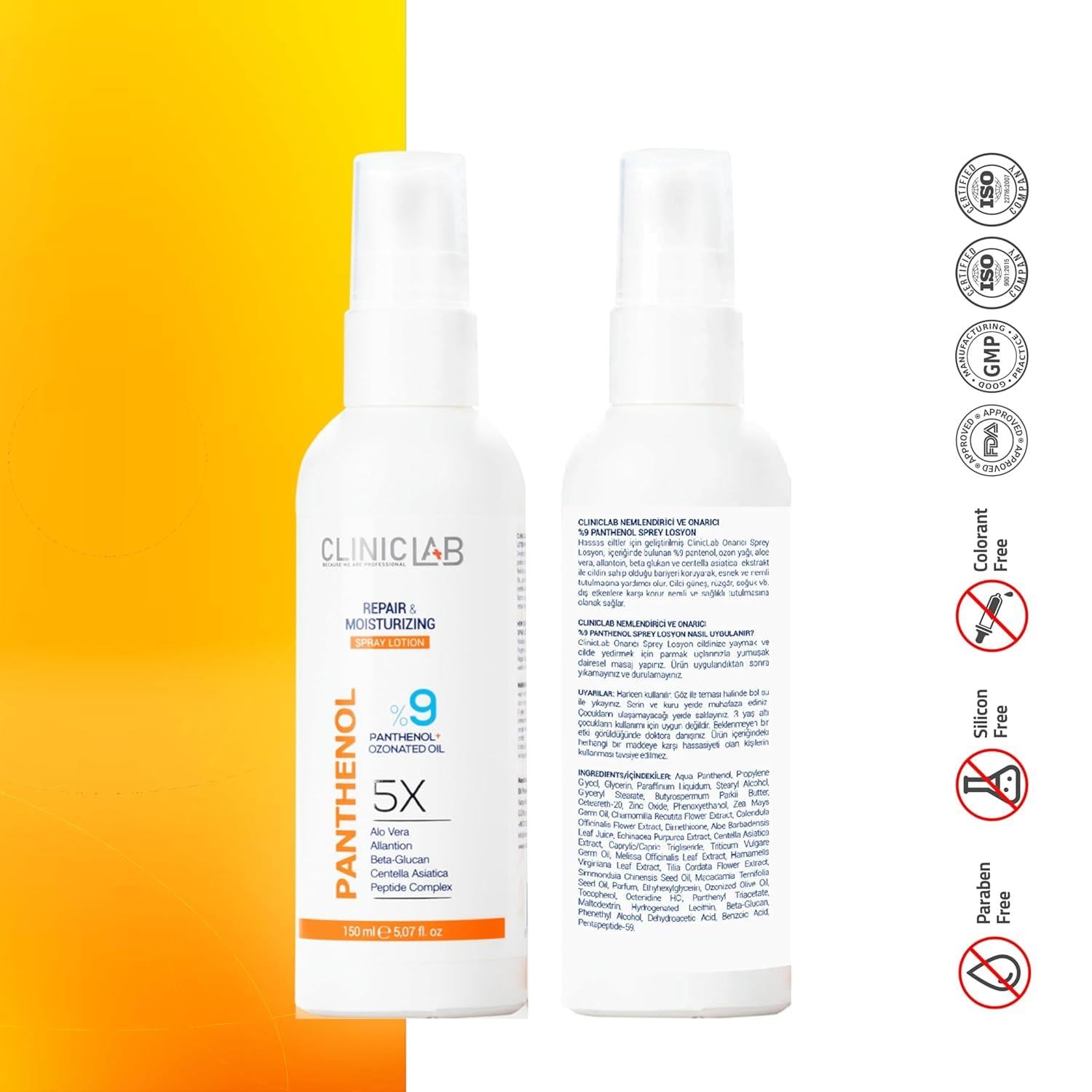 Cliniclab Panthenol %9 Repair And Moisturizing Lotion 150 mL