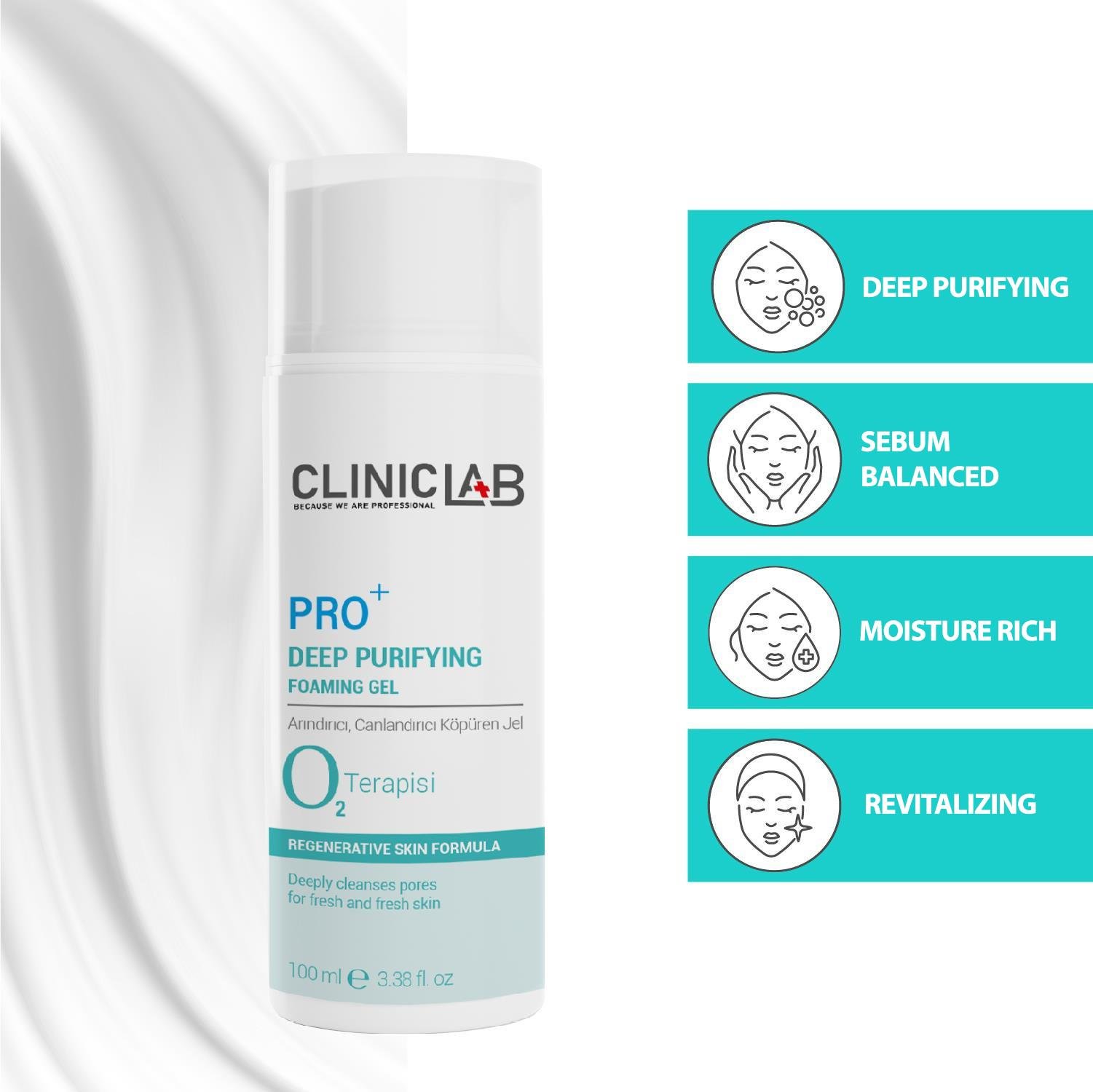 Cliniclab Pro+ Deep Purifying Foaming Gel 100 mL