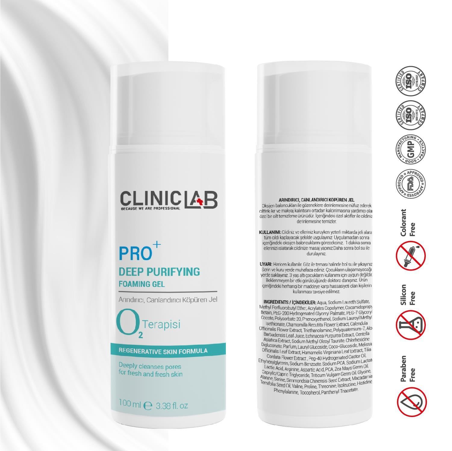 Cliniclab Pro+ Deep Purifying Foaming Gel 100 mL