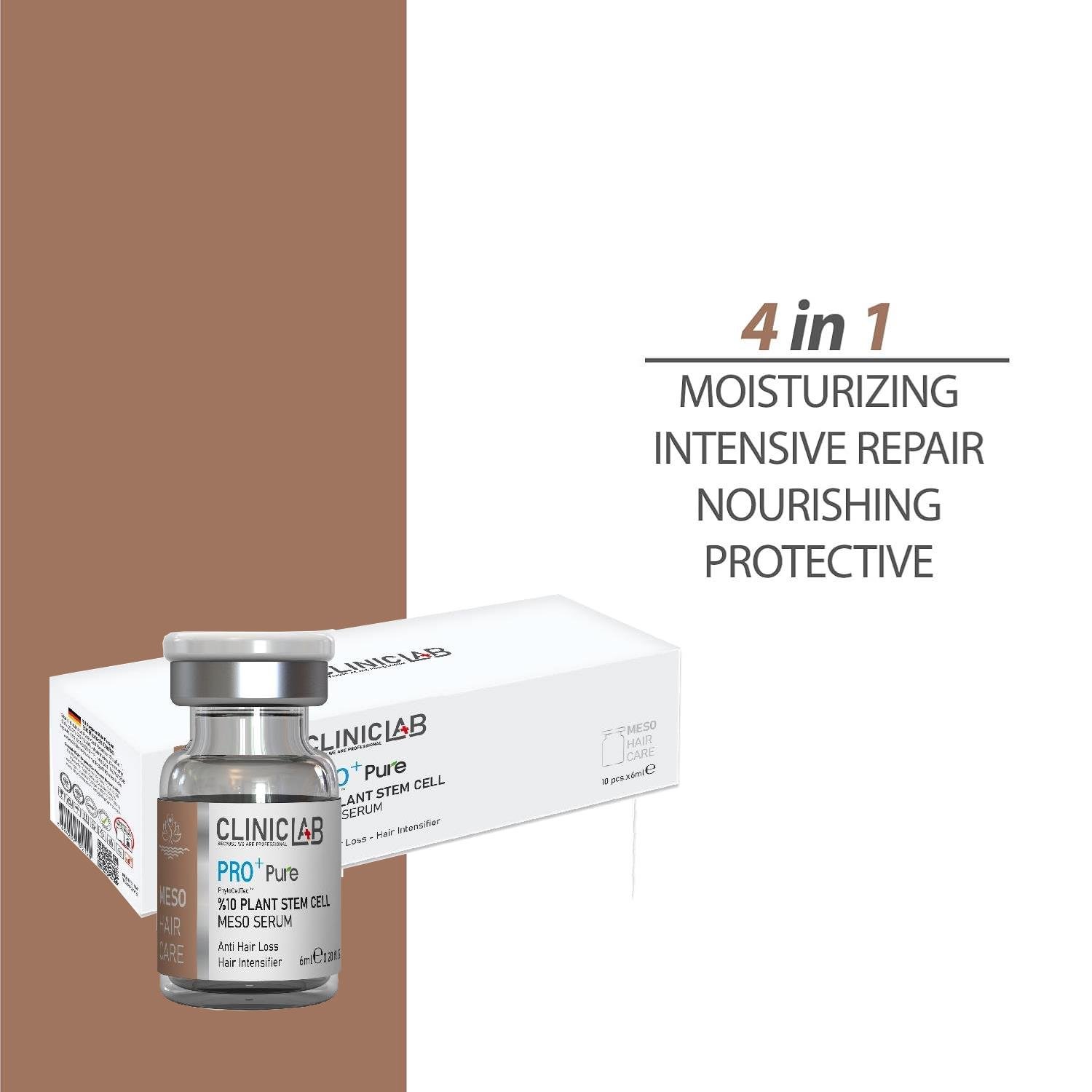 Cliniclab Pro+ Pure %10 Plant Stem Cell Meso Serum 6 mL x 10 pcs