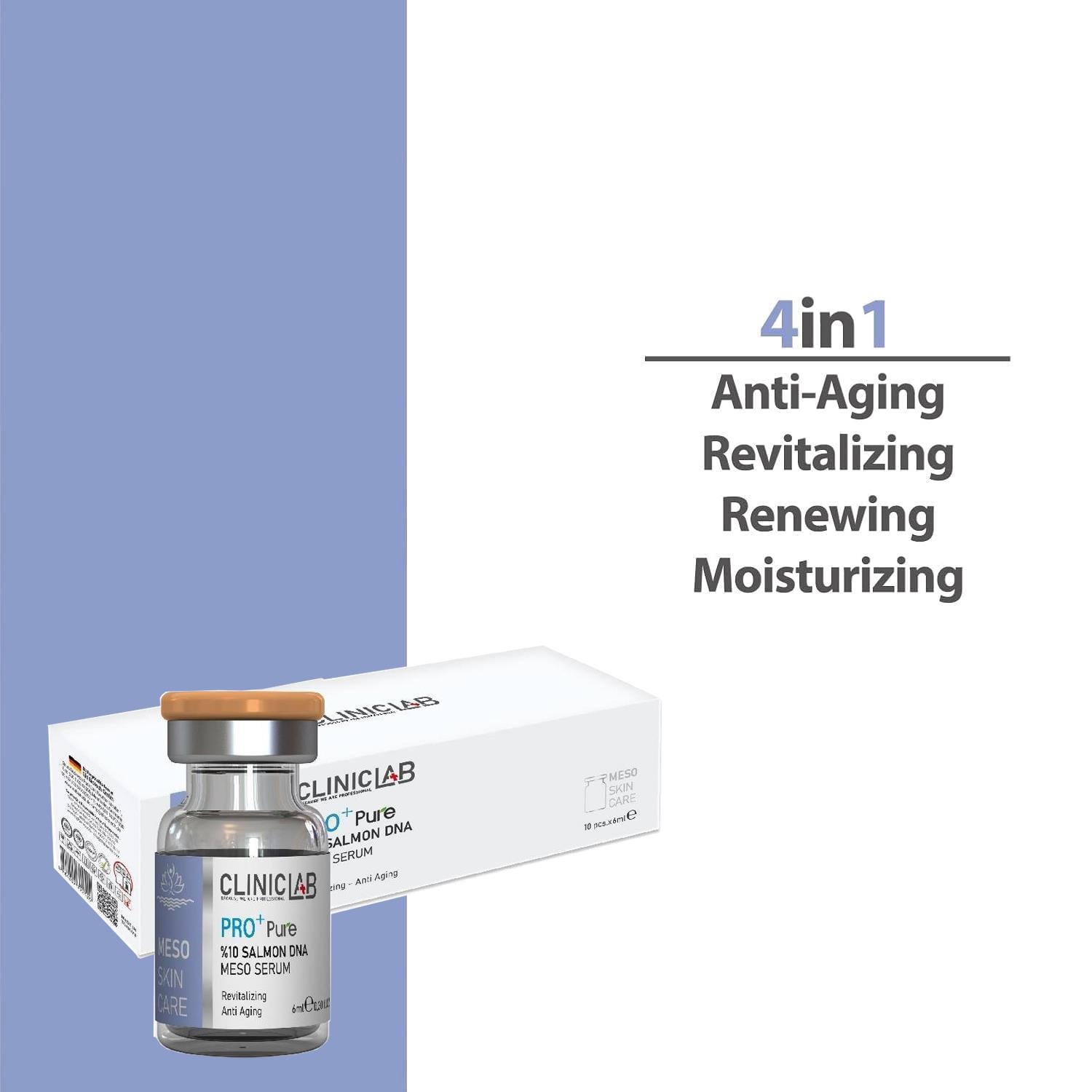 Cliniclab Pro+ Pure %10 Salmon DNA Meso Serum 6 mL x 10 pcs