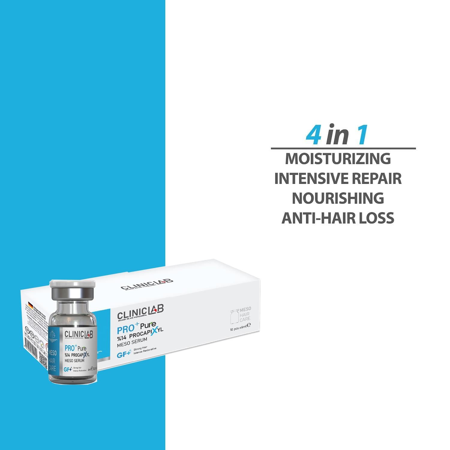 Cliniclab Pro+ Pure %14 Procapixyl Growth Factor Meso Serum 6 mL x 10 pcs