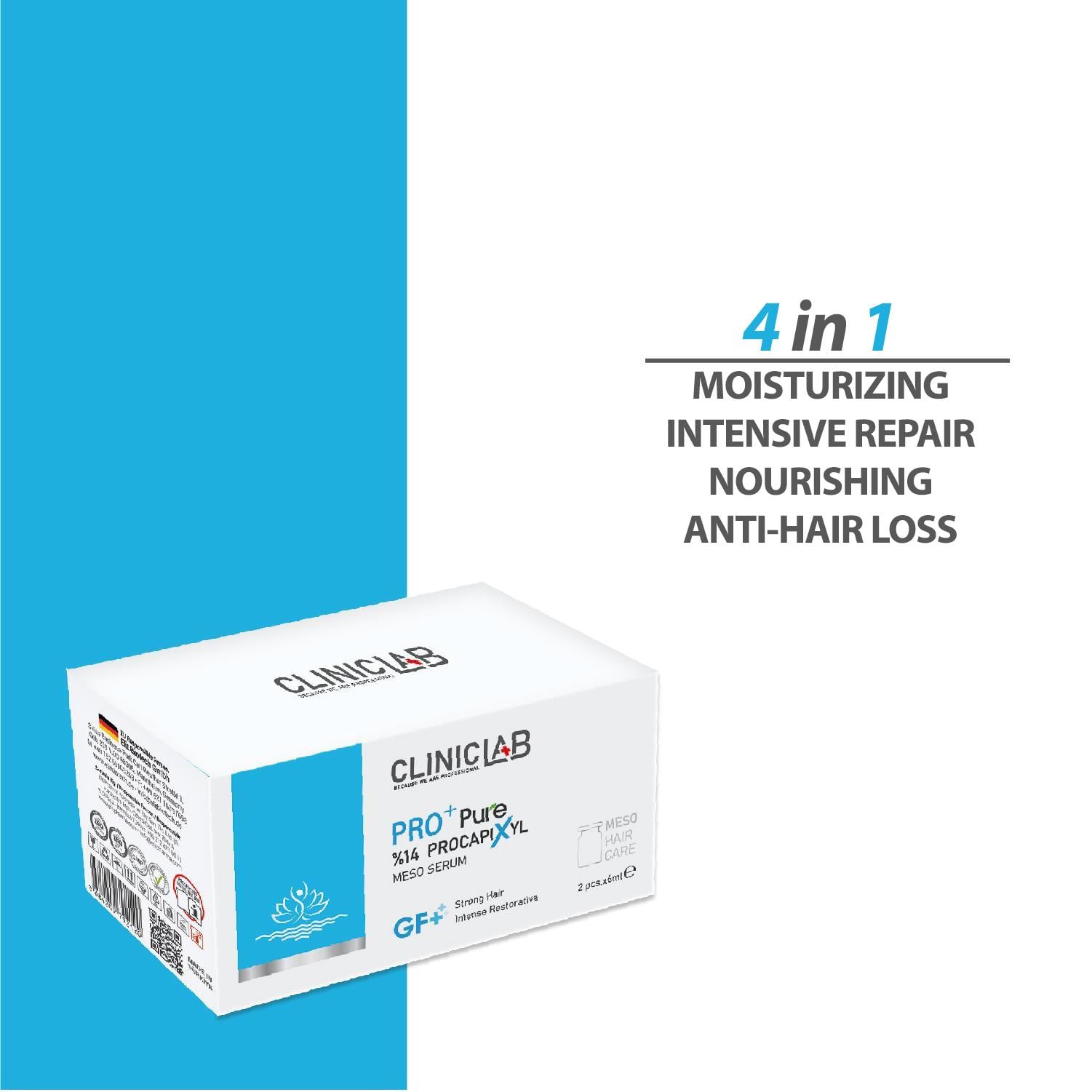 Cliniclab Pro+ Pure %14 Procapixyl Growth Factor Meso Serum 6 mL x 2 pcs  