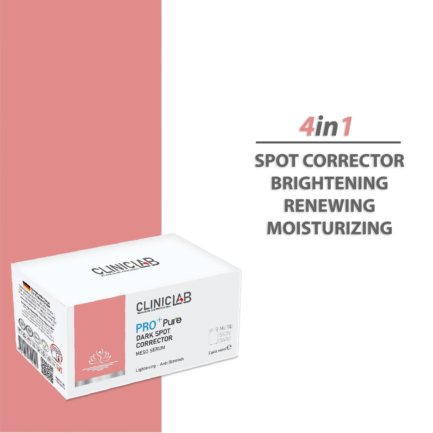 Cliniclab Pro+ Pure Dark Spot Corrector Meso Serum 6 mL x 2 pcs 