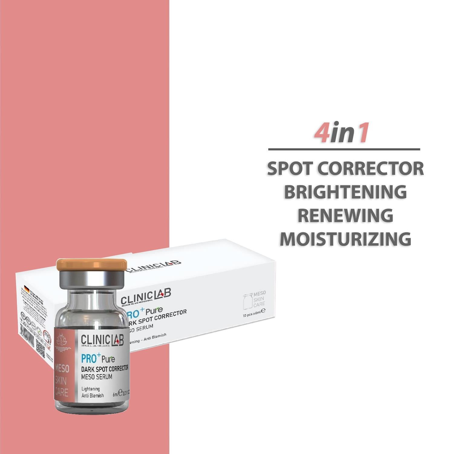 Cliniclab Pro+ Pure Dark Spot Corrector Meso Serum 6 mL x 10 pcs 
