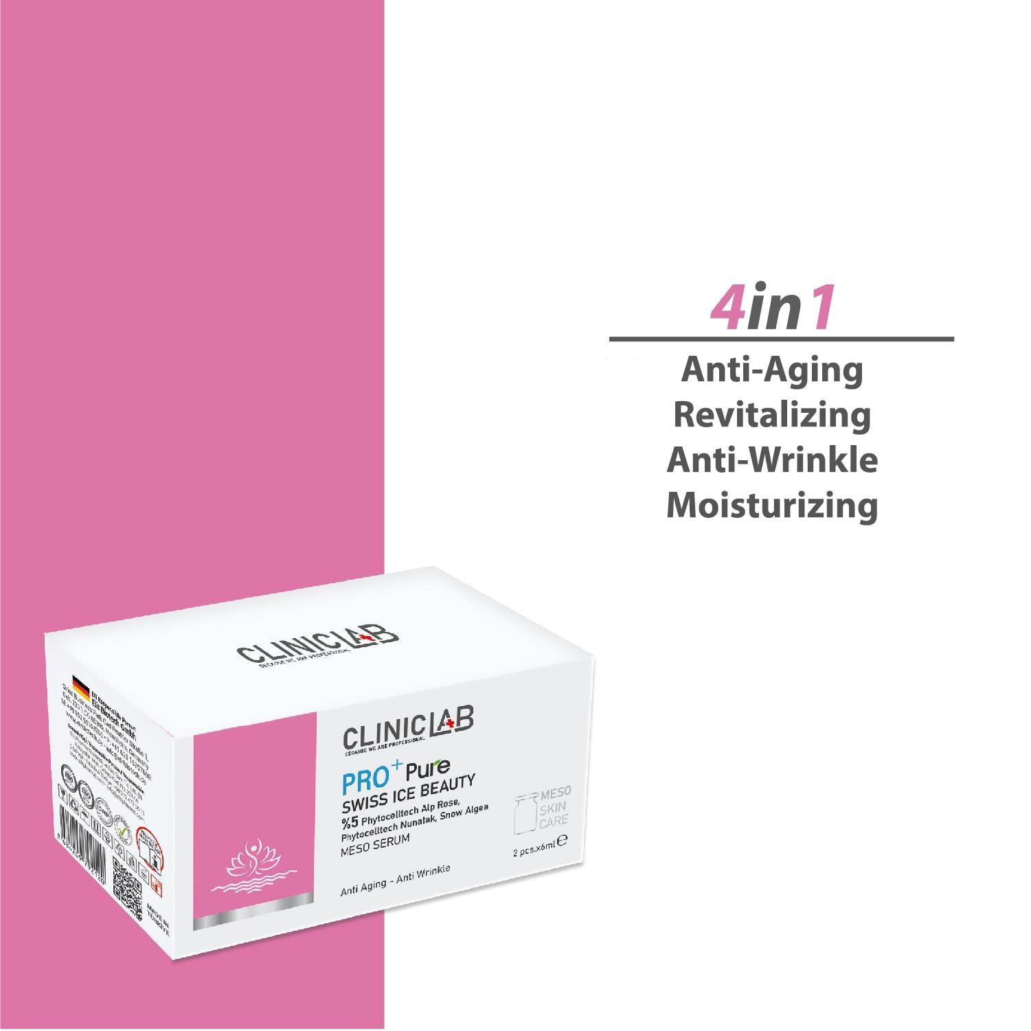 Cliniclab Pro+ Pure Swiss Ice Beauty Meso.Serum 6 mL x 2 pcs  