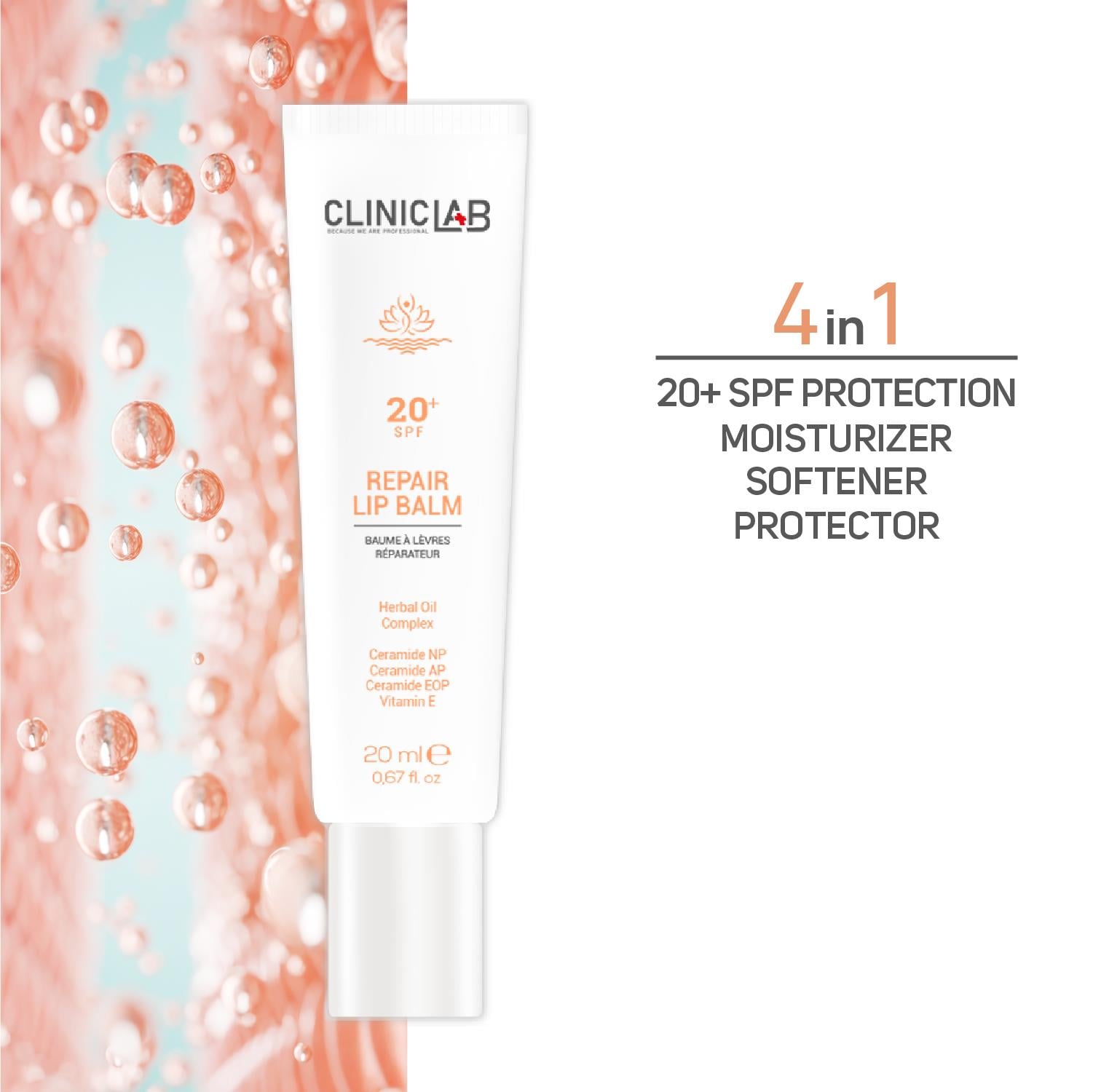 Cliniclab Repair Lip Balm 20+ SPF 20 mL