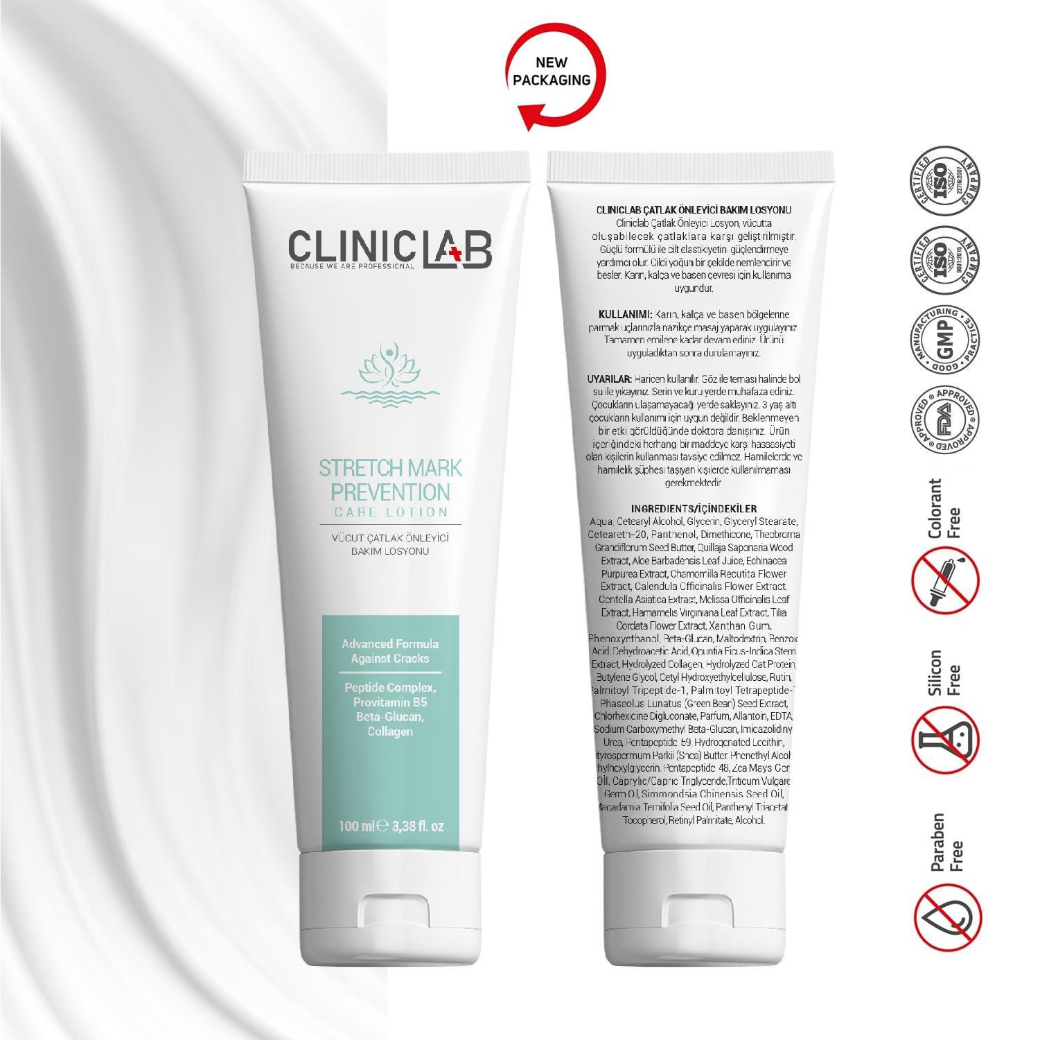 ClinicLab Stretch Mark Prevention Care Lotion 100ml