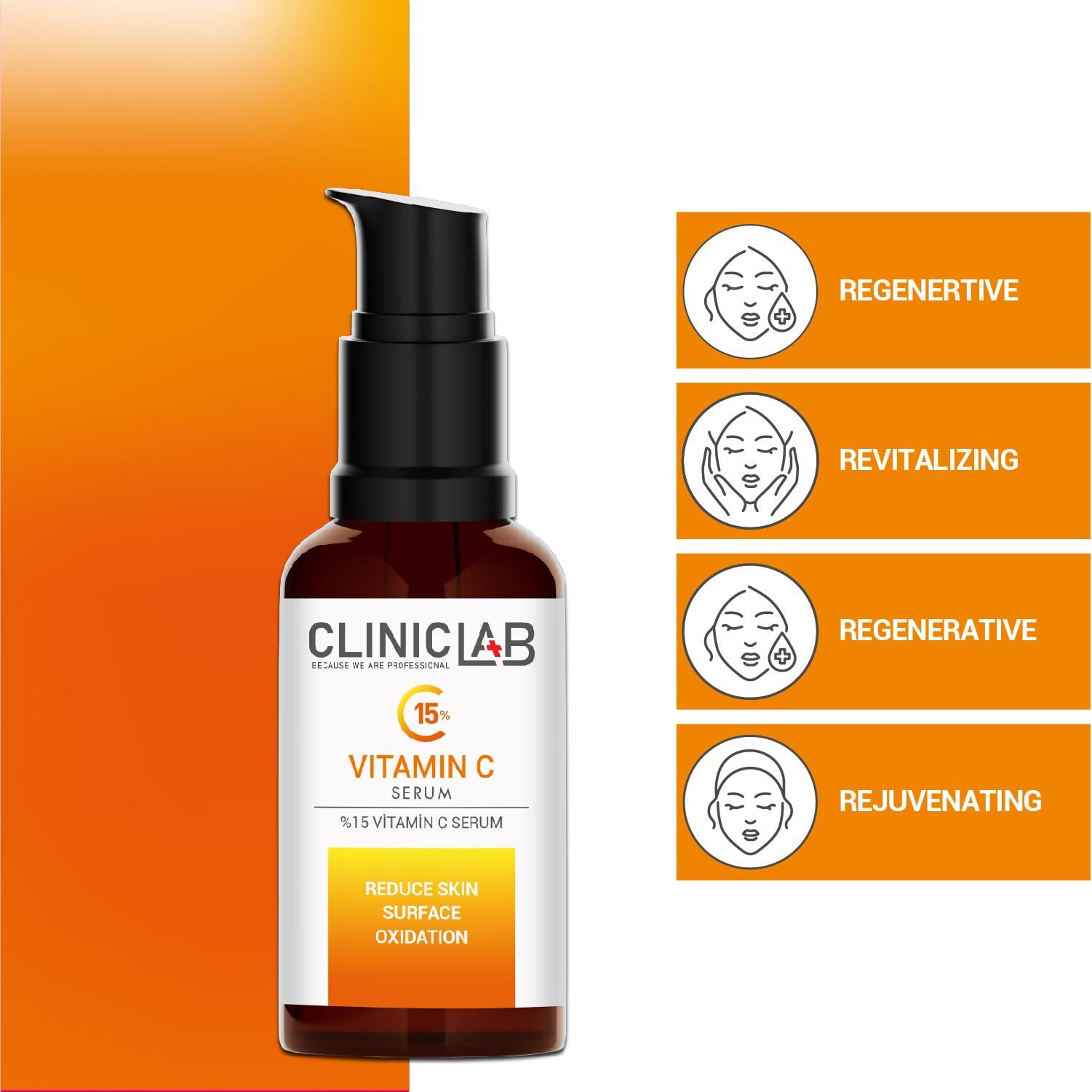 Cliniclab Vitamin C % 15 Serum 30 mL