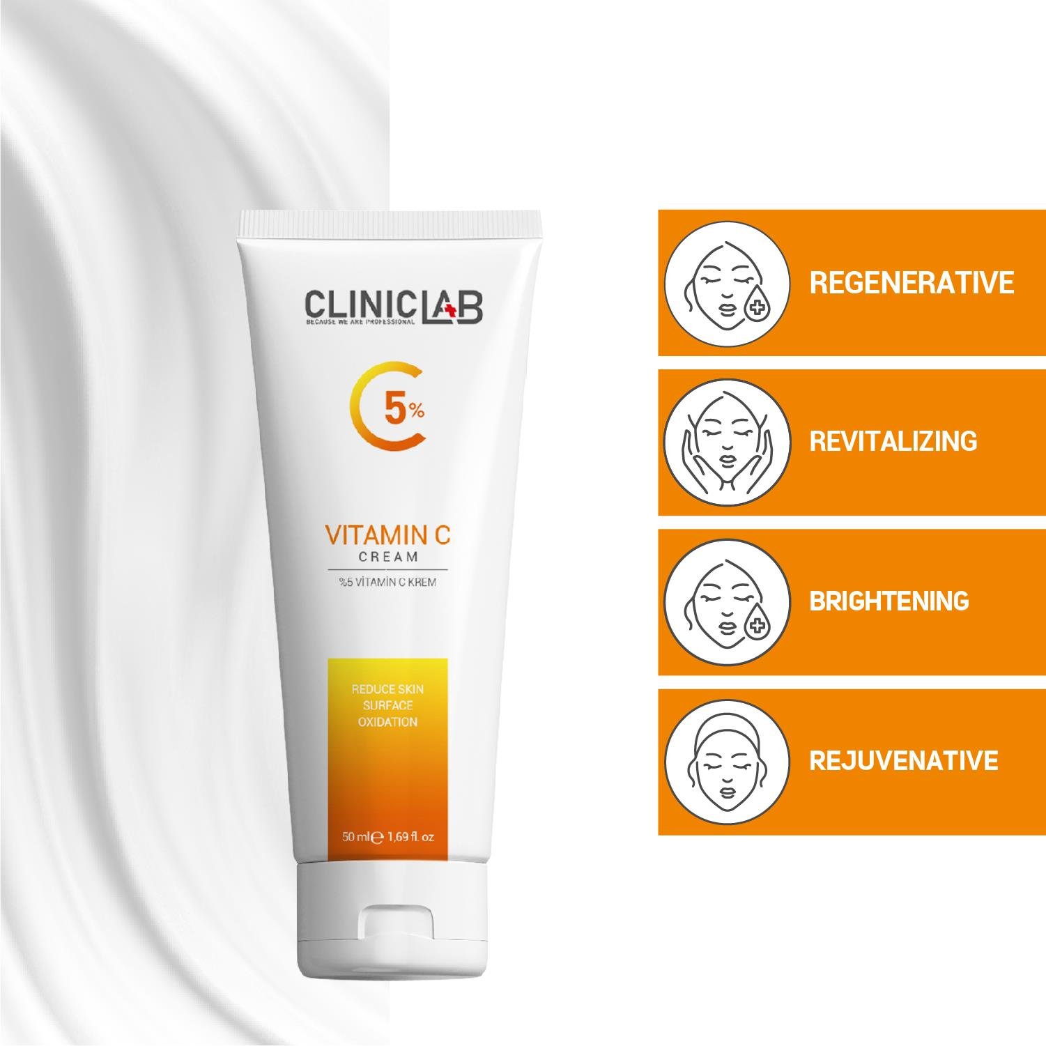 Cliniclab Vitamin C % 5 Cream 50 mL