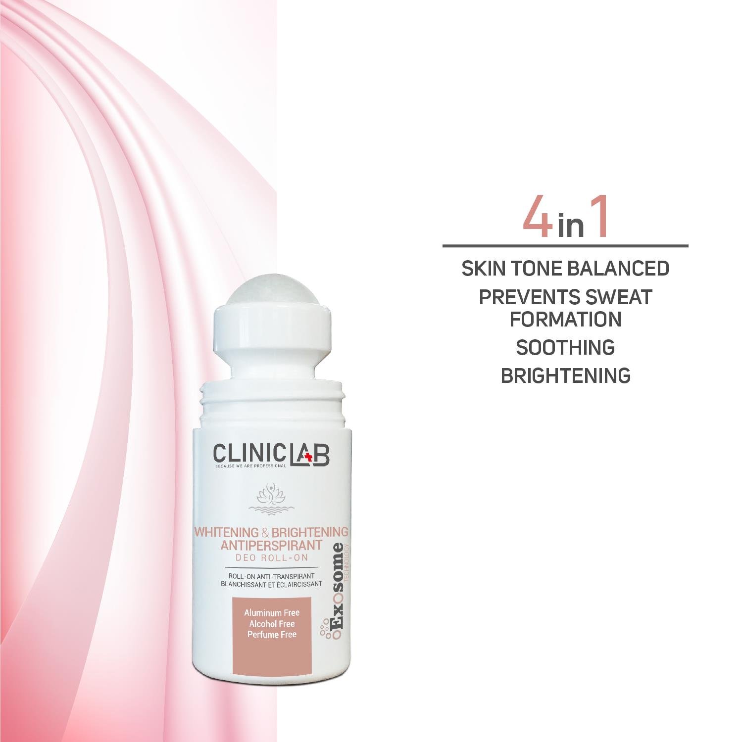 Cliniclab Whitening and Brighteing Antiperspirant Deo Roll-On 50 ml