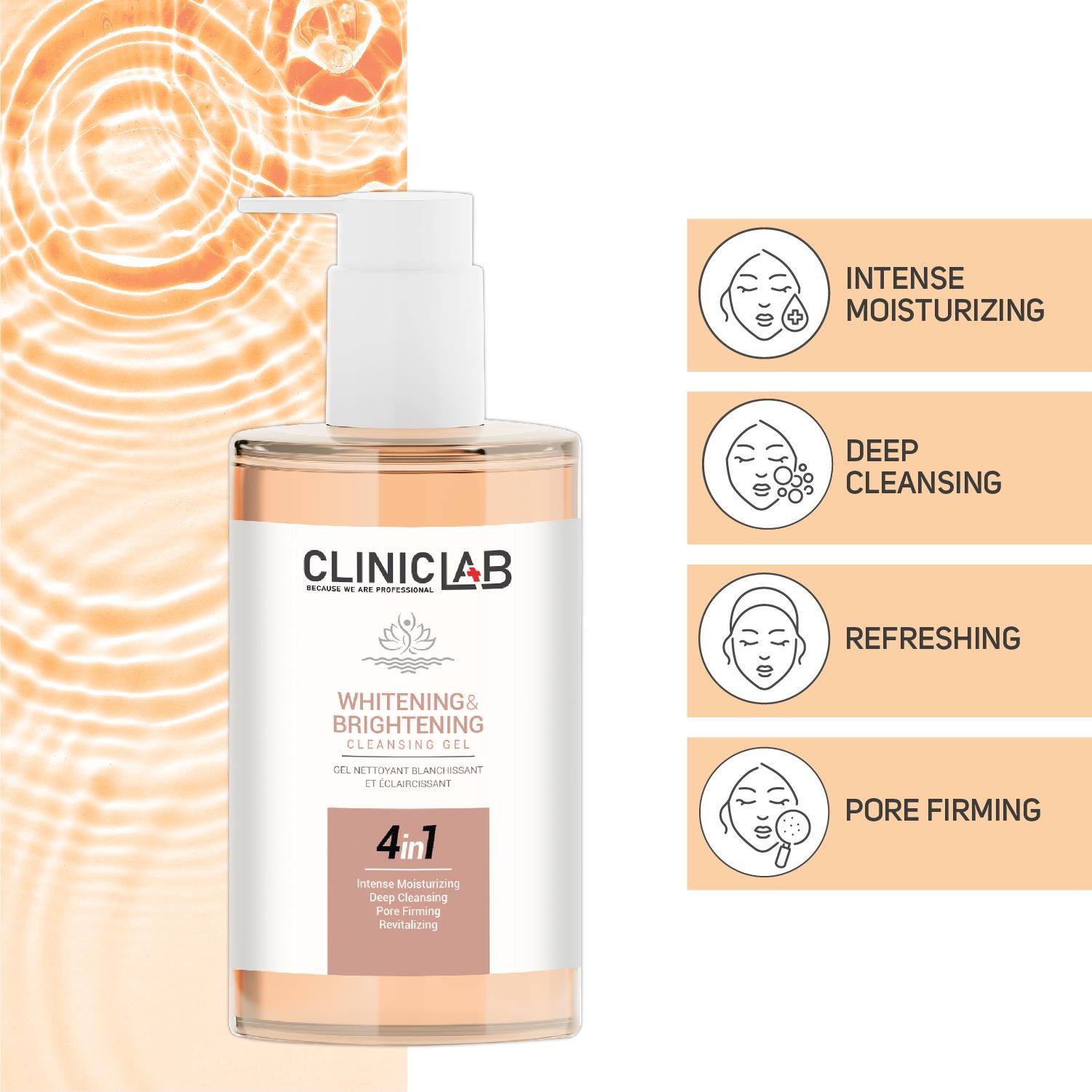 Cliniclab Whitening and Brighteing Cleansing Gel 200 ml