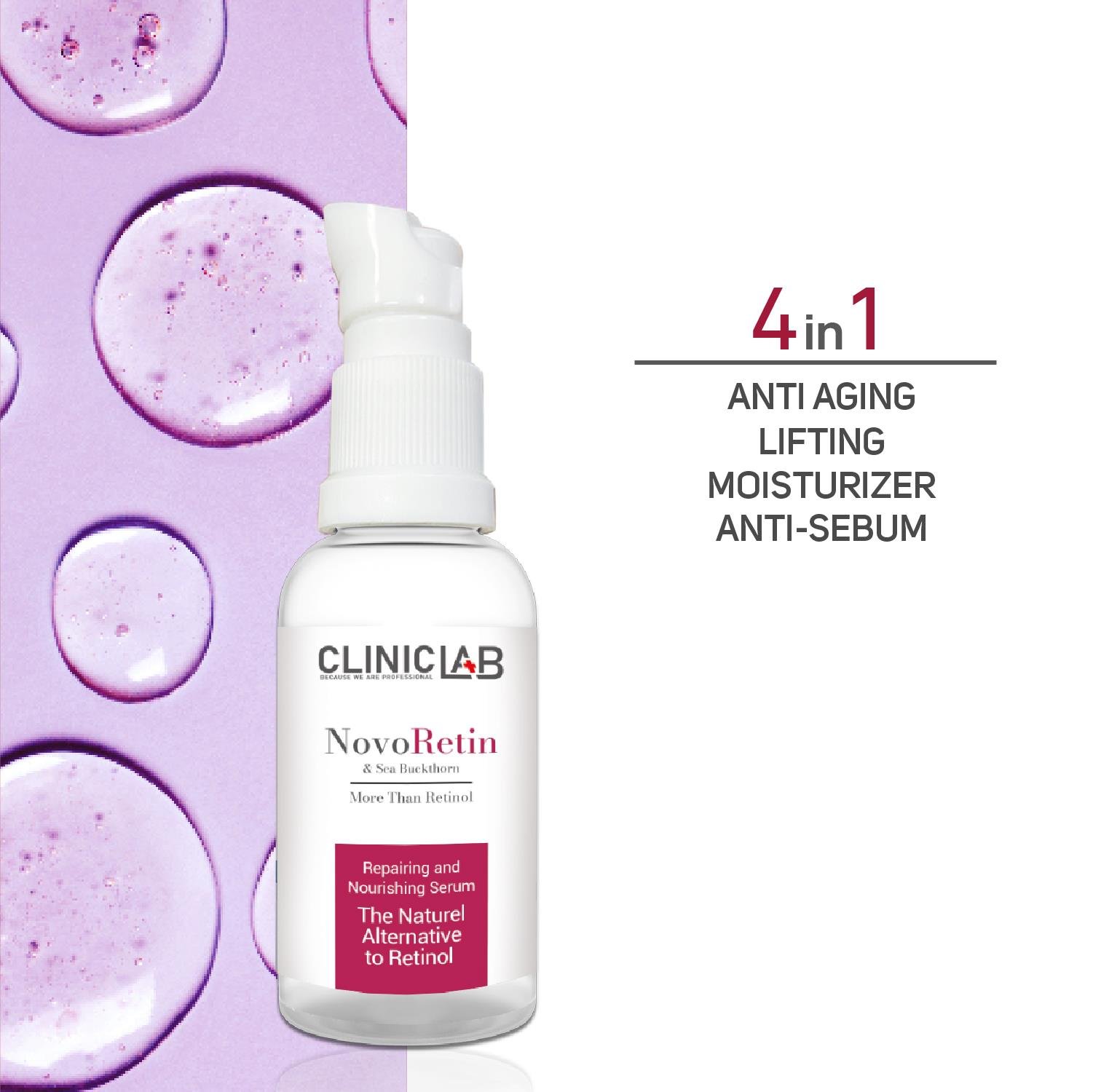 Novoretin Retinol and Beyond %3 Sea Buckthorn Serum 30 Ml