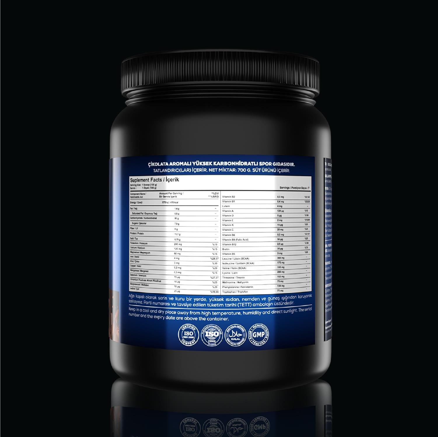 True Mass Gainer 700 Gr Çikolata Aromalı