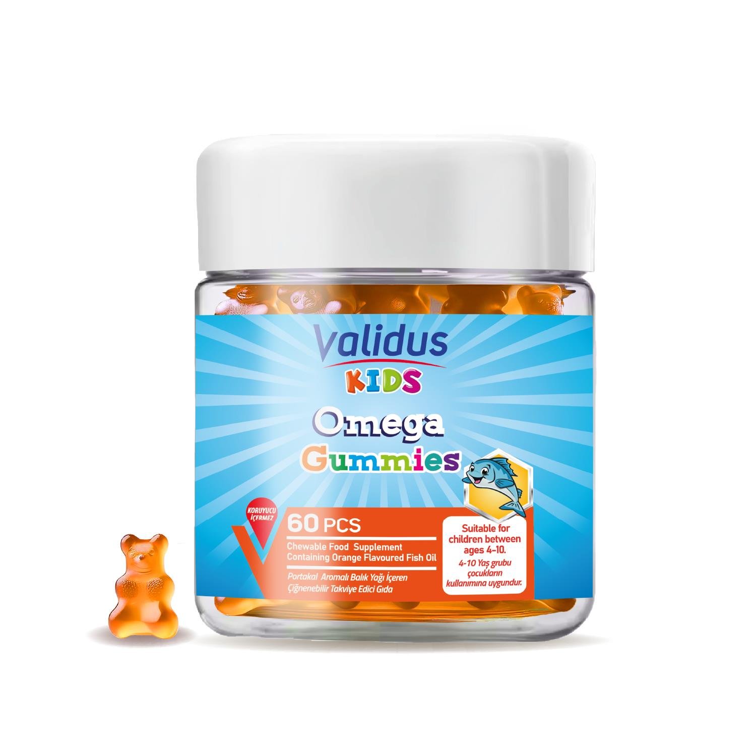 Validus Kids Omega 3 EPA 24 DHA 120 60 Gummy
