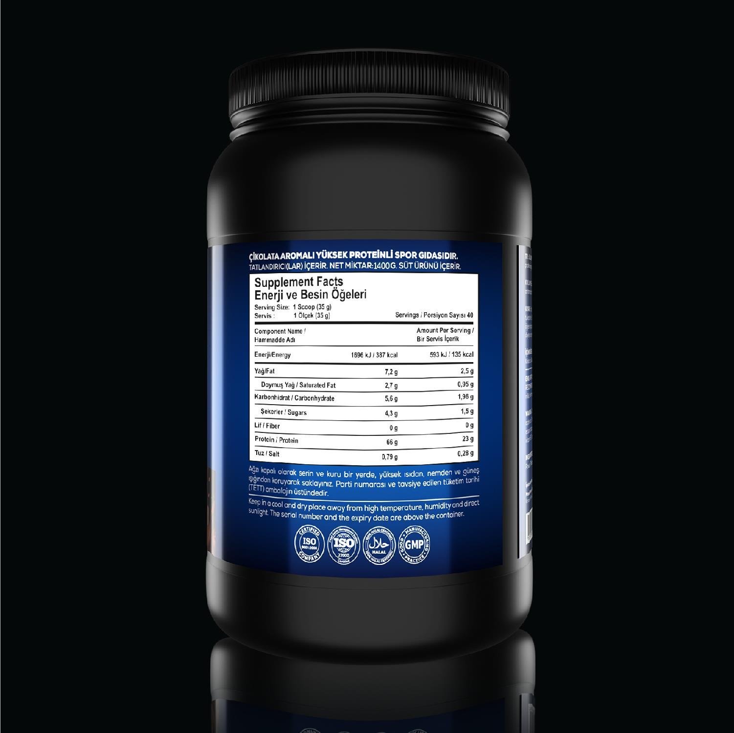 Whey Protein Complex 1400 Gr Çikolata Aromalı
