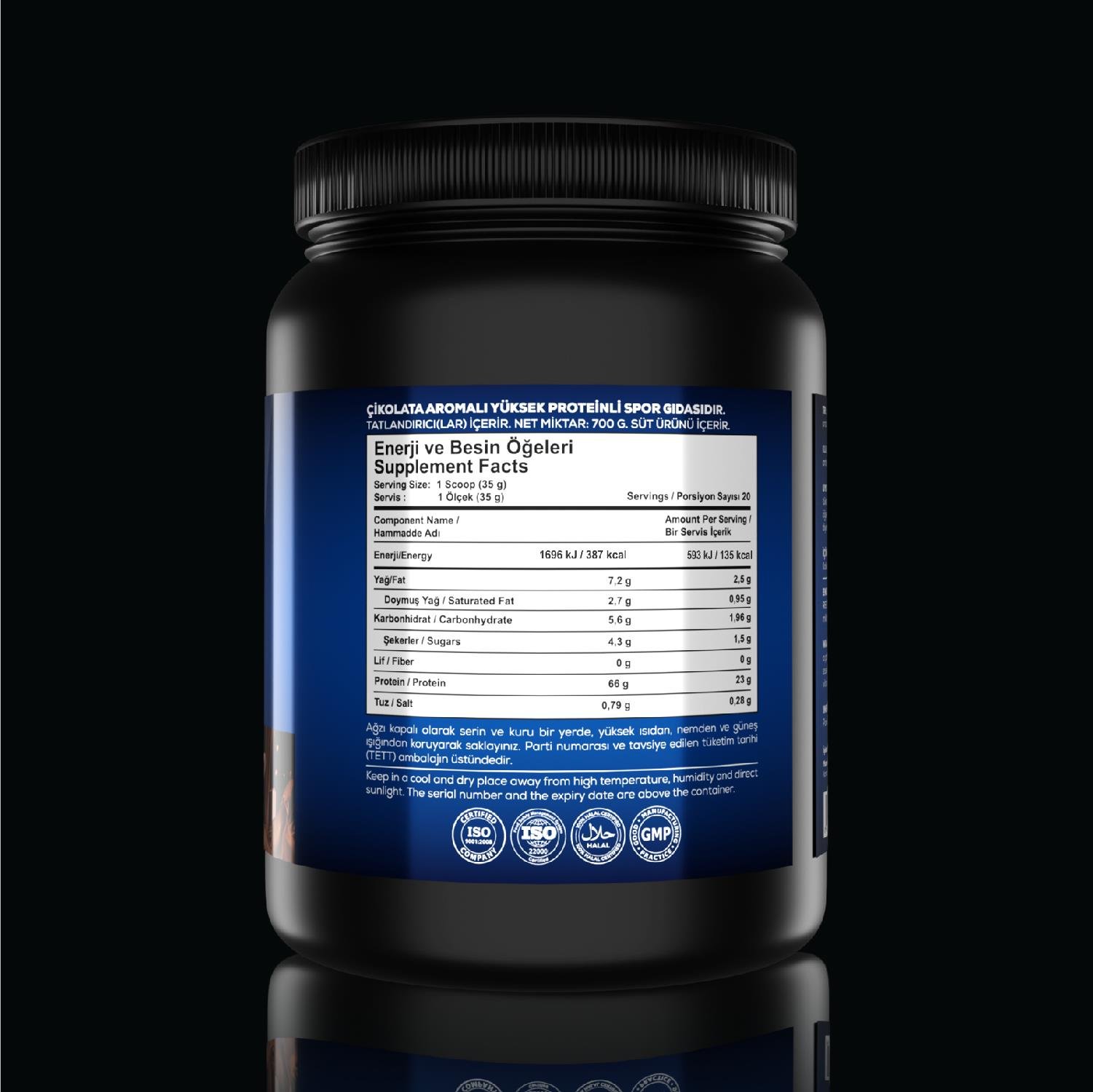 Whey Protein Complex 700 Gr Çikolata Aromalı