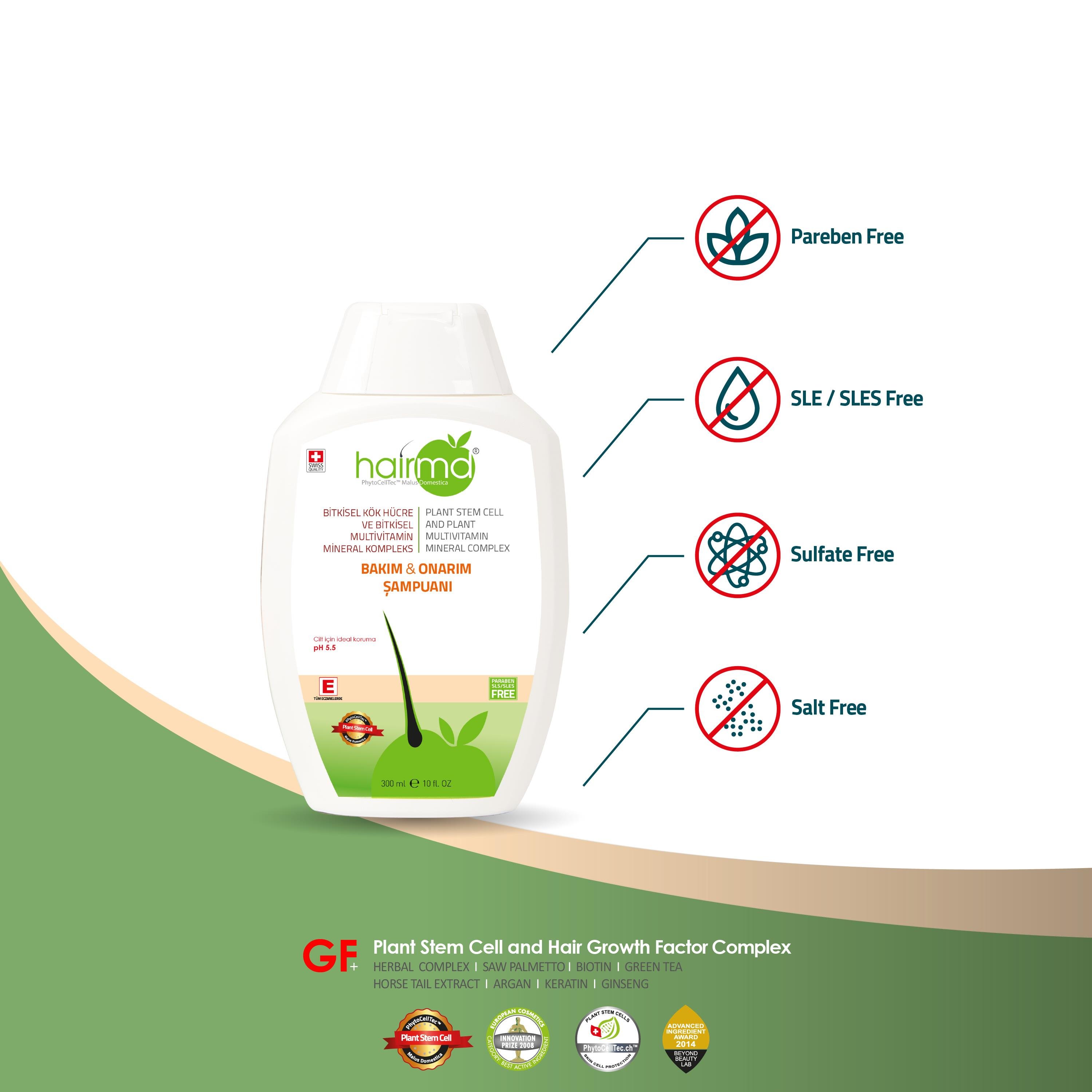 HairMD Care & Repair Shampoo 300 Ml