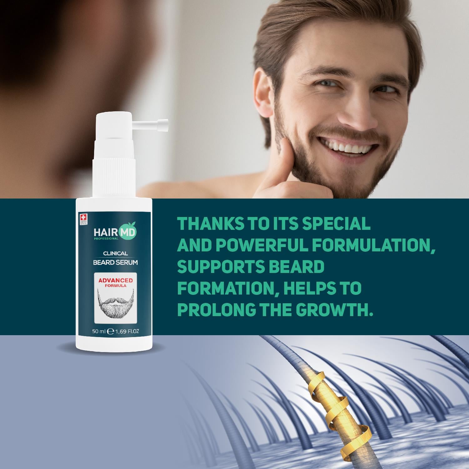Hairmd Clinical Beard Serum 50 Ml
