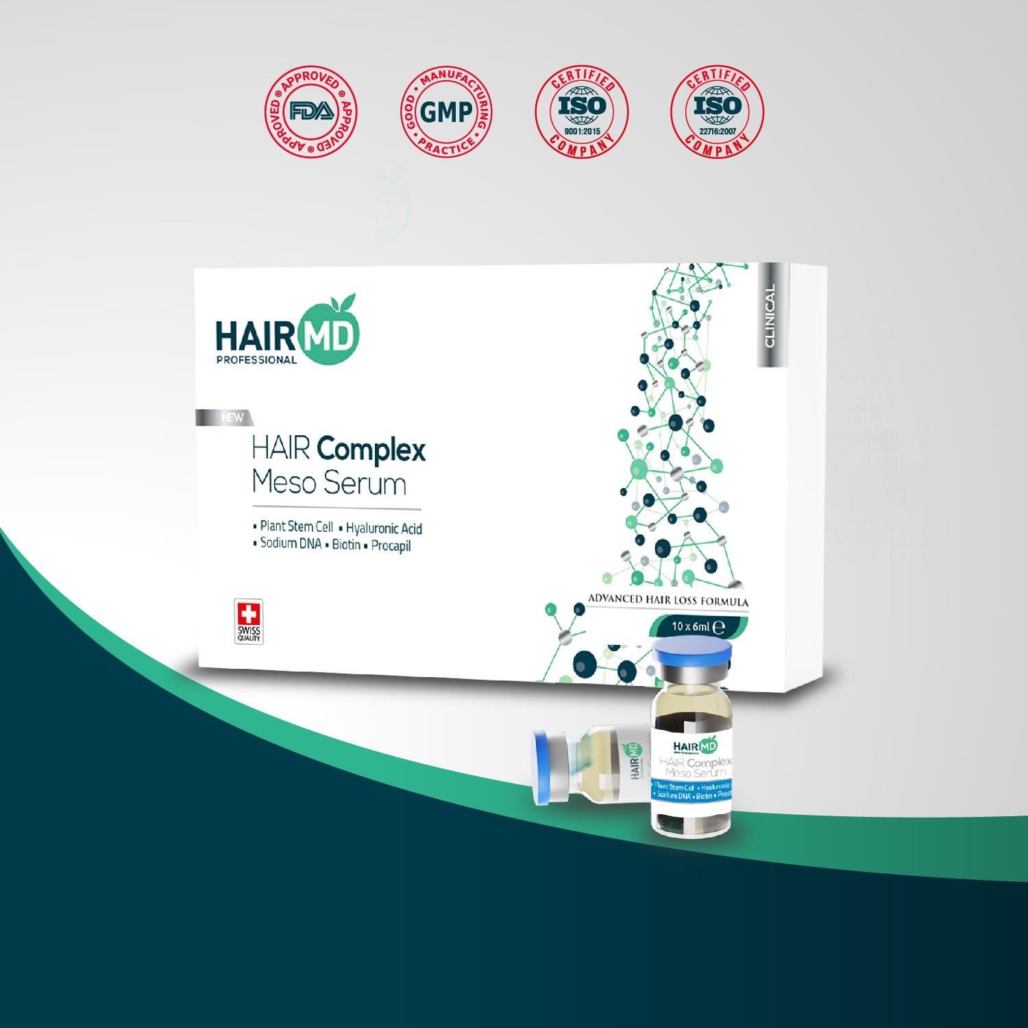 Hairmd Clinical Hair Complex Meso Serum 6 Ml X 10 Flk