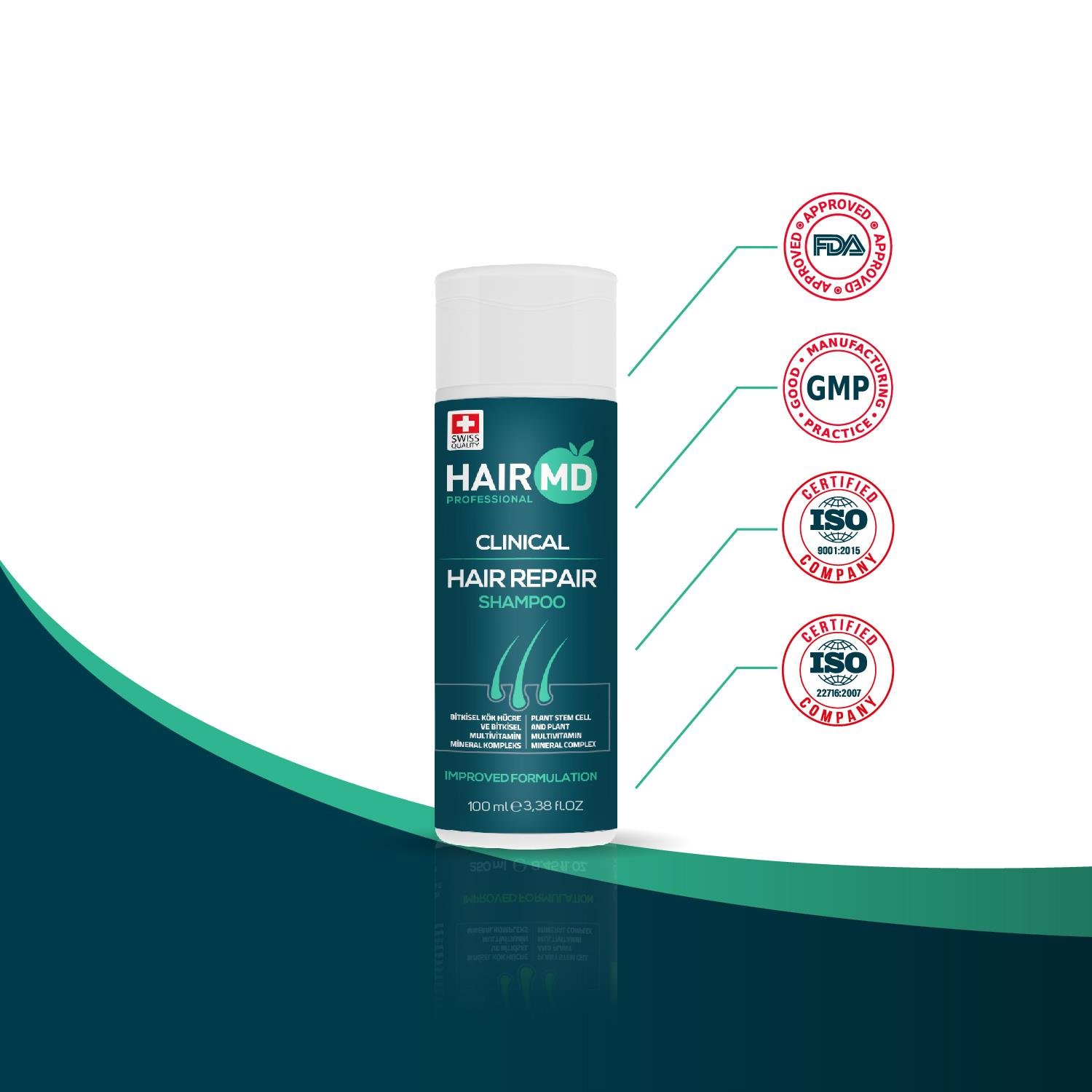 Hairmd Clinical Hair Repair Shampoo 100 Ml 