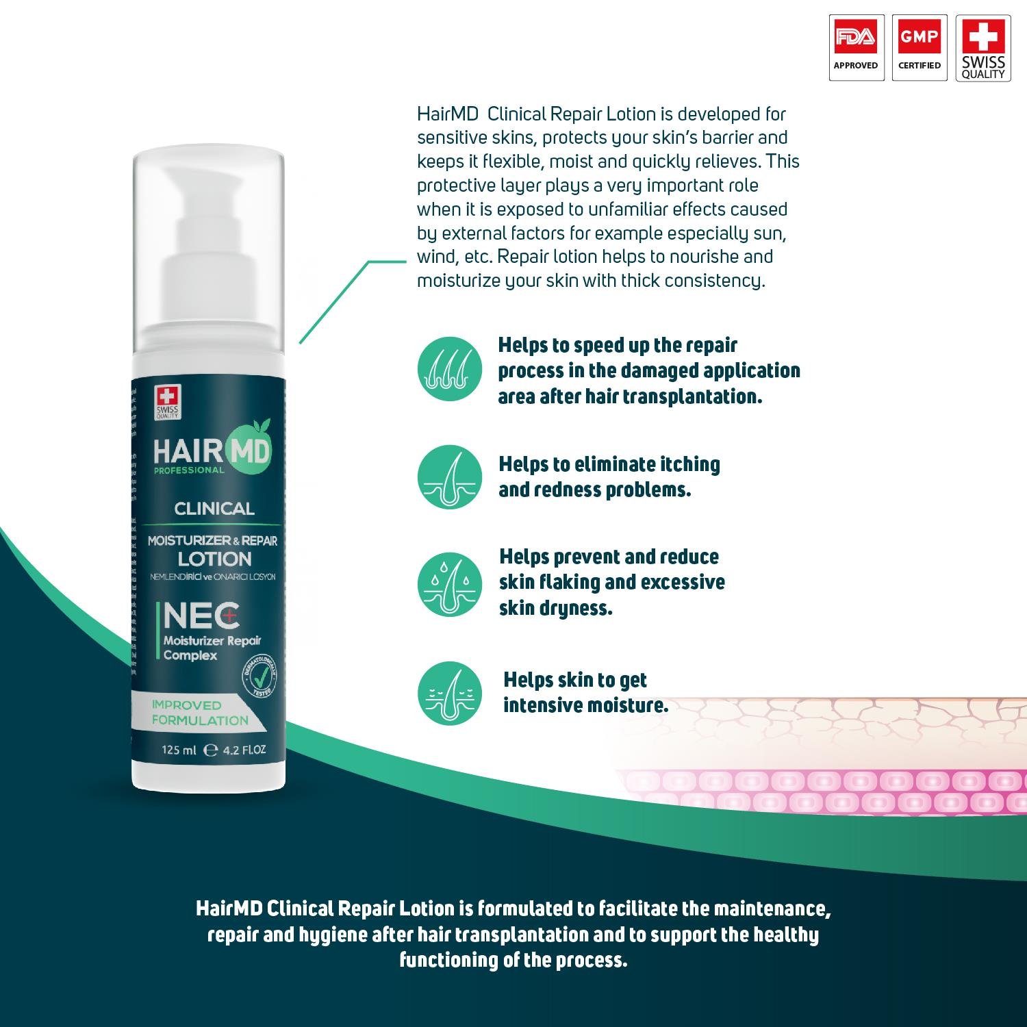 Hairmd Clinical Repair Nec Lotion 125 Ml