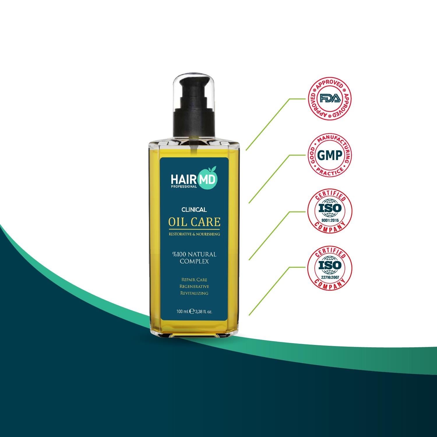 Hairmd Clinical Restorative Nourishing Oil Care 100 Ml