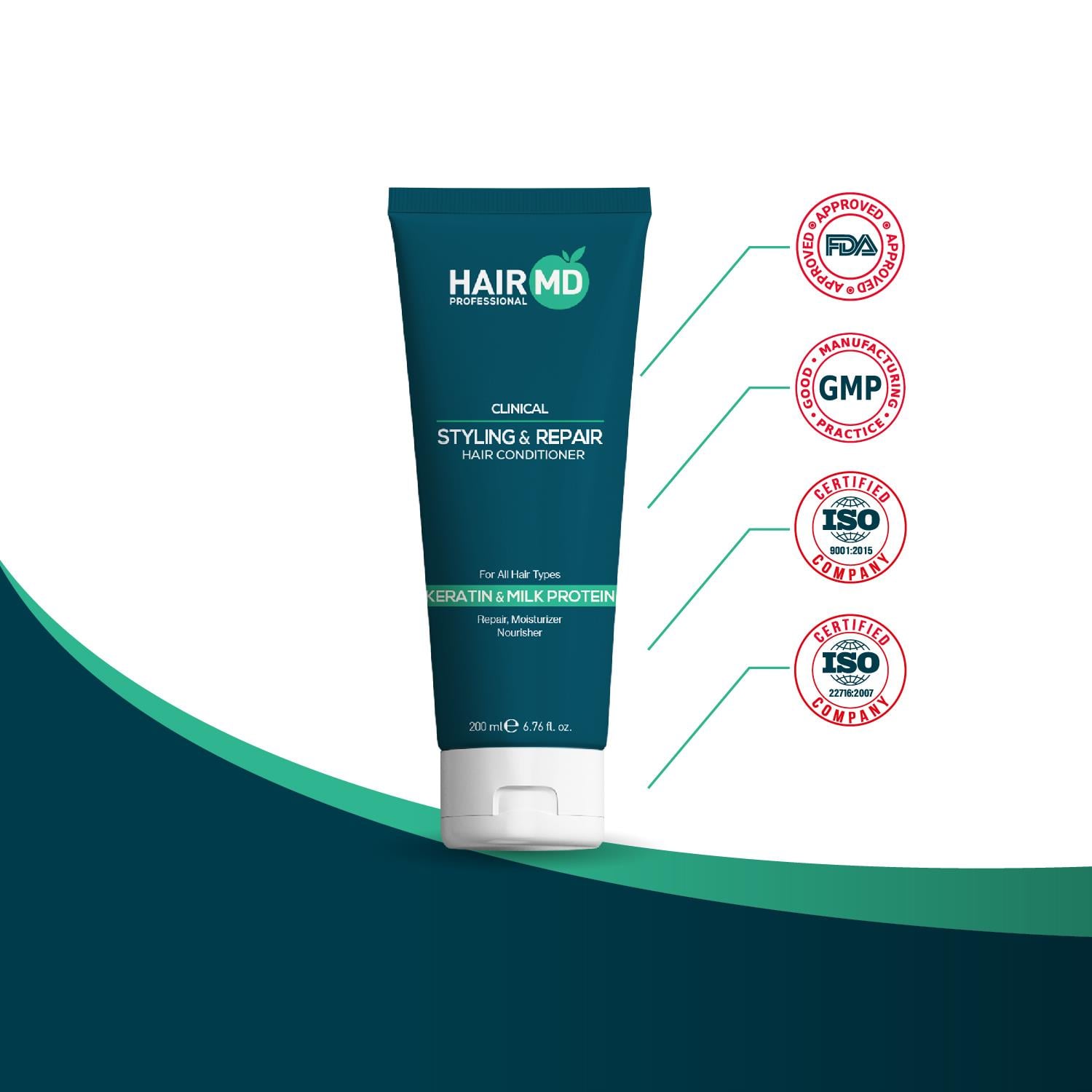 Hairmd Clinical Stayling and Repair Hair Conditioner 200 Ml