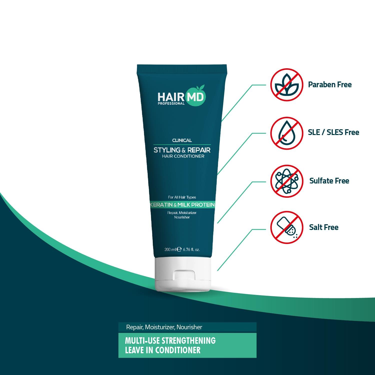Hairmd Clinical Stayling and Repair Hair Conditioner 200 Ml