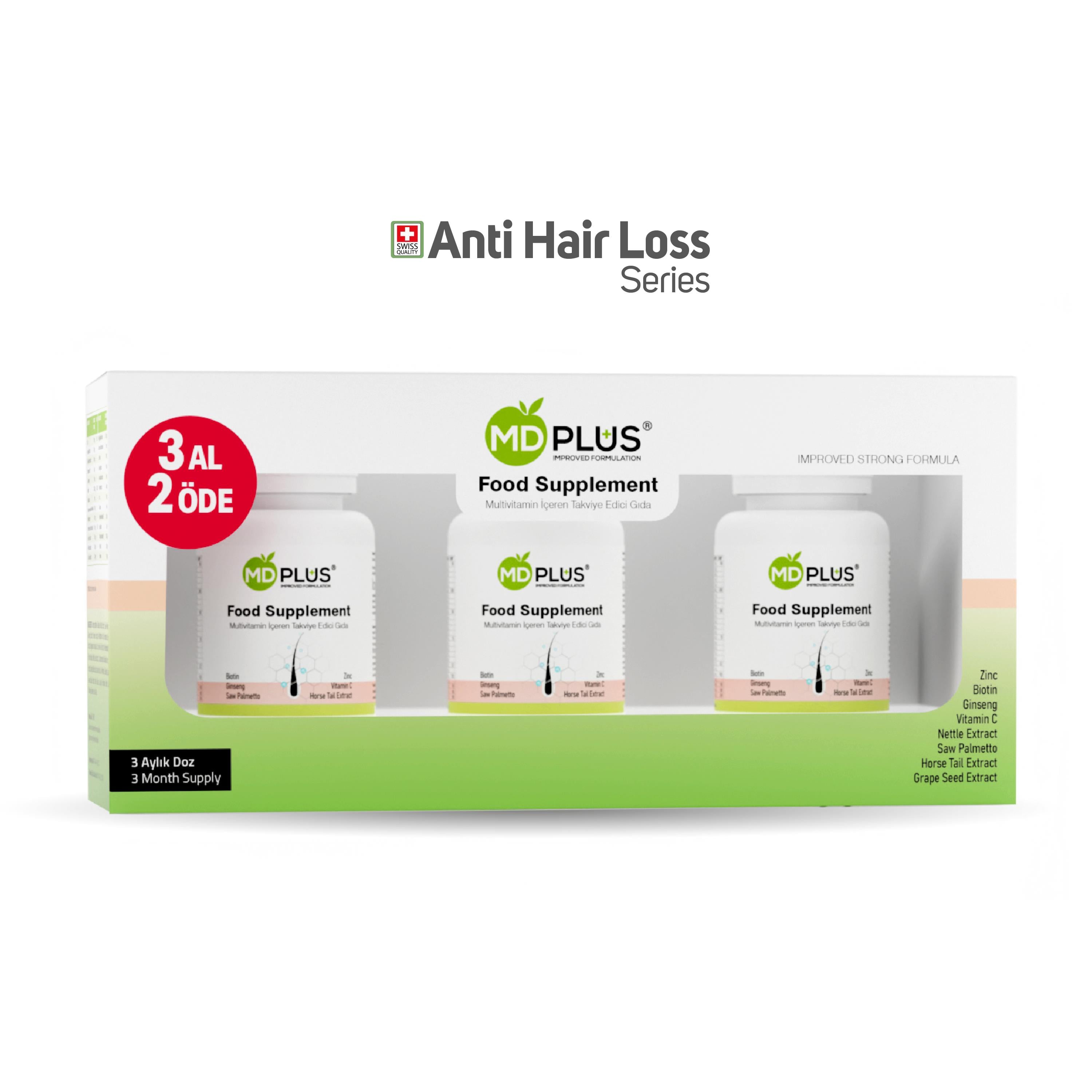 Md Plus Hair Multivitamin Tablet - Buy 3 Pay 2 Set
