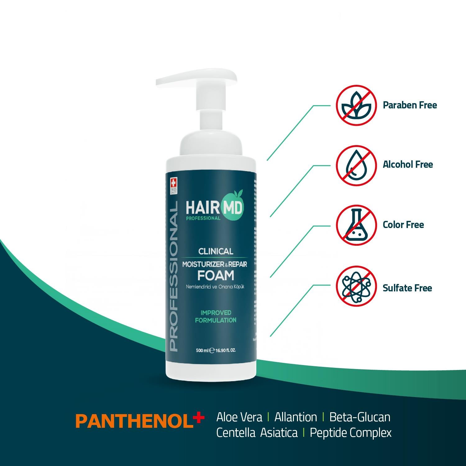 Hairmd Clinical Repair Foam 500 Ml