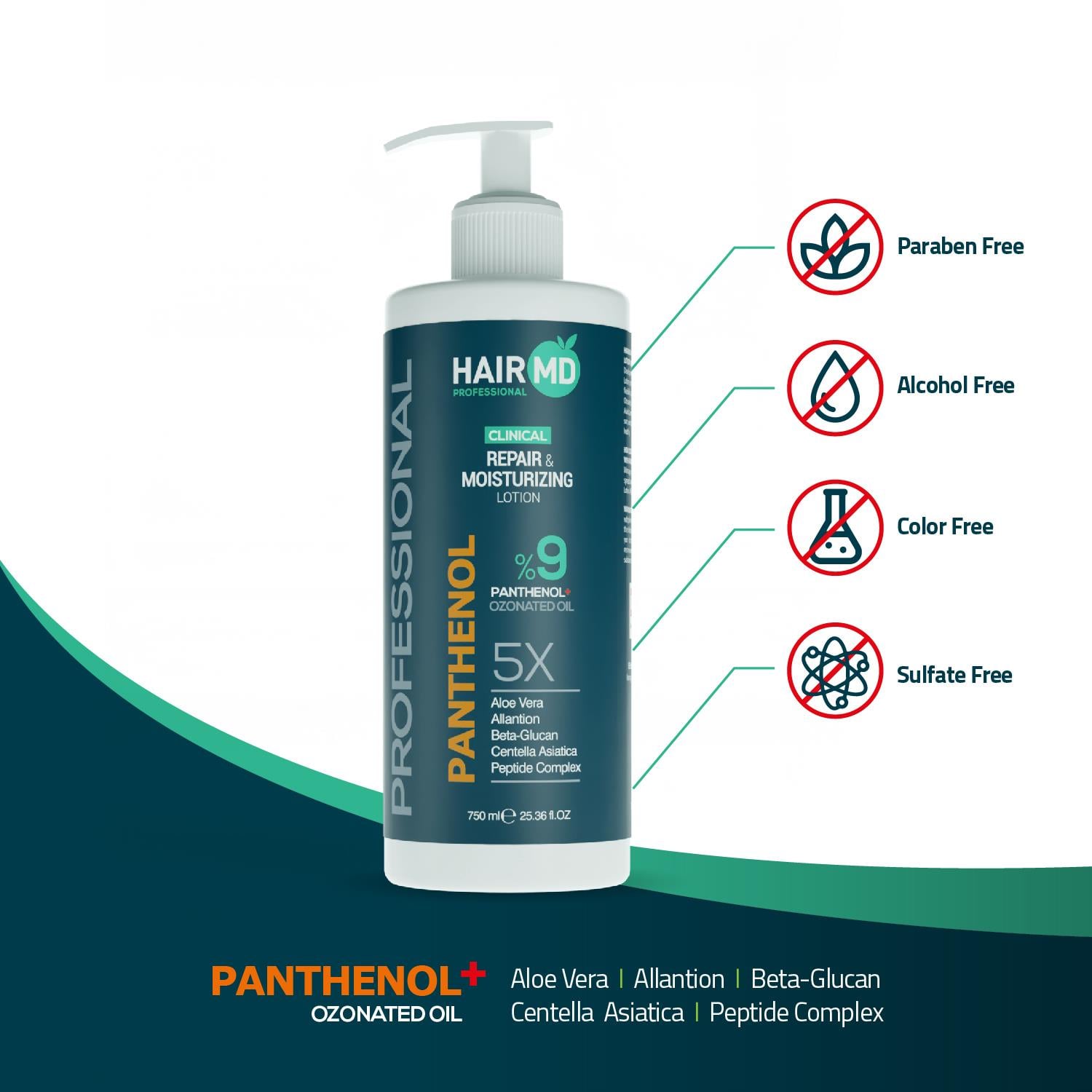 Hairmd Clinical Repair Panthenol %9 Lotion 750 Ml