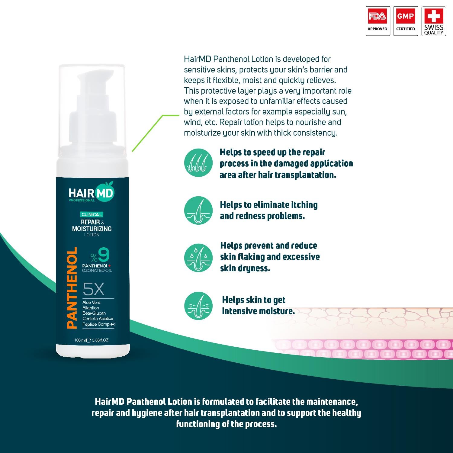 Hairmd Clinical Repair Panthenol %9 Lotion 100 Ml