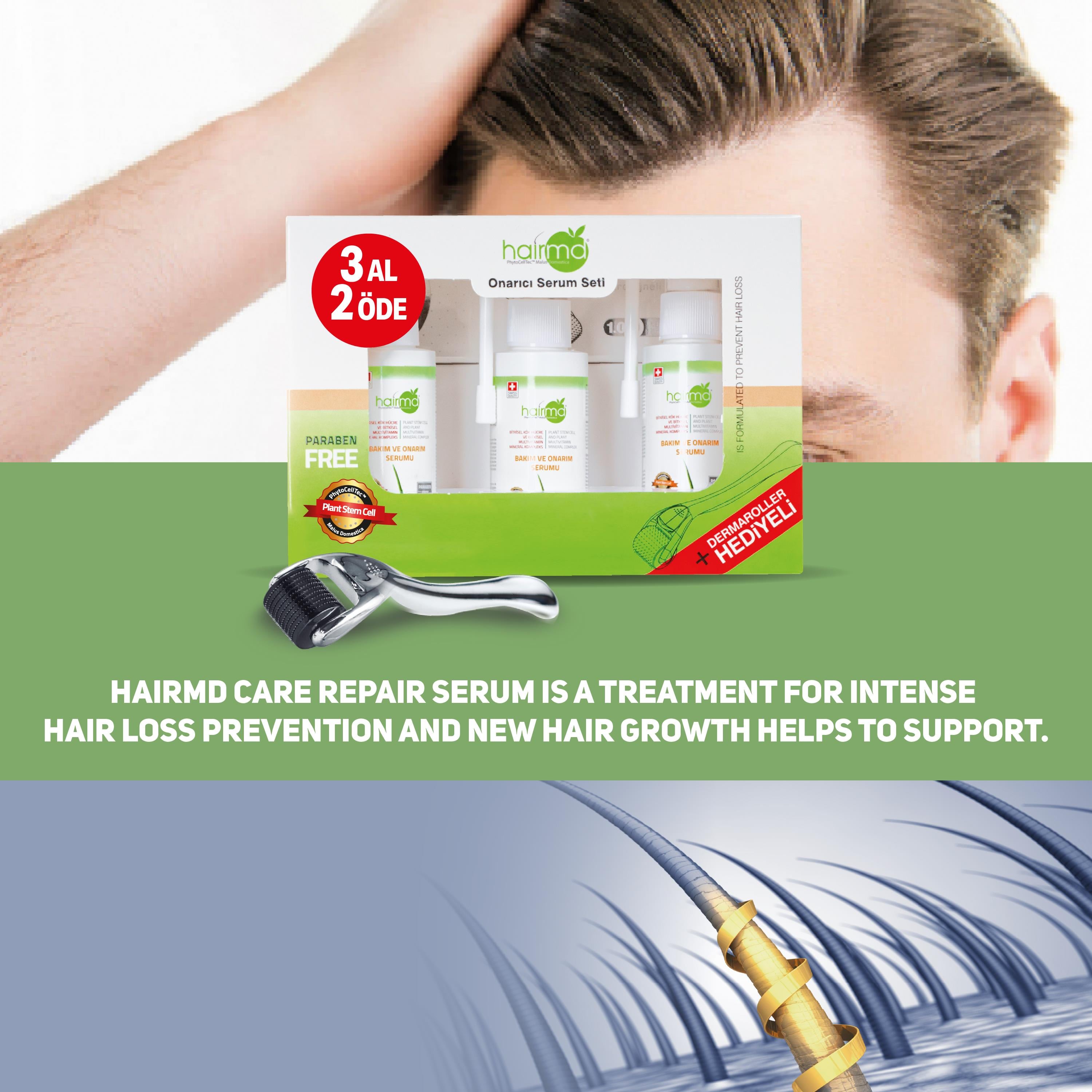 Hairmd Hair Care and Repair Serum 60 Ml Set of 3