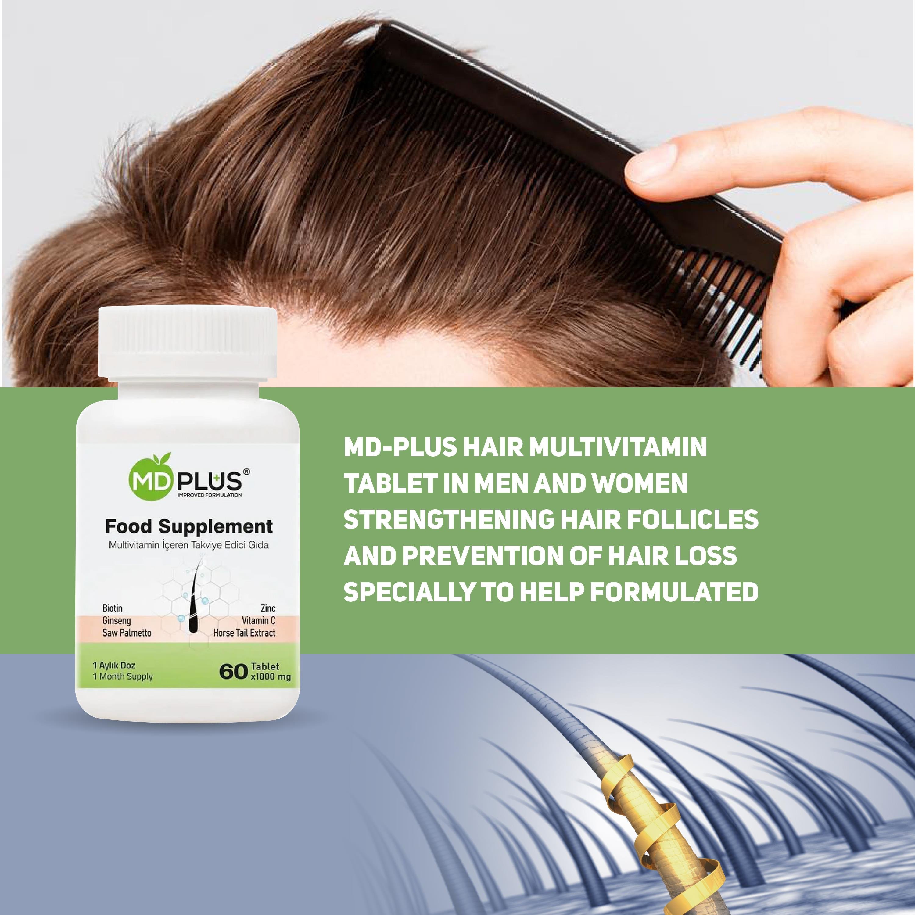 Md-Plus Hair Multivitamin 60 Tablet