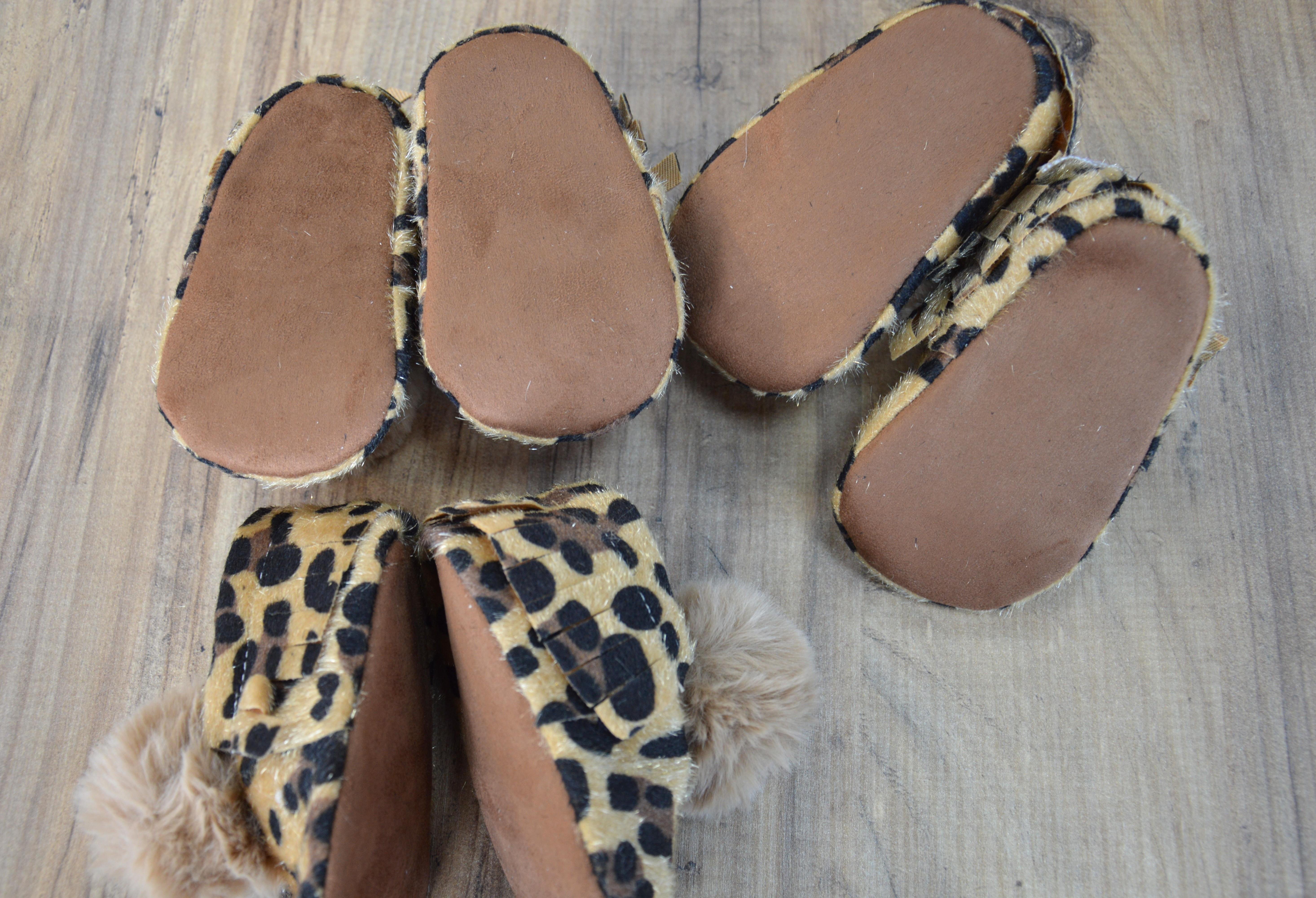LEOPAR MAKOSEN LEOPAR BEBE PATİK  BEBE AYAKKABI