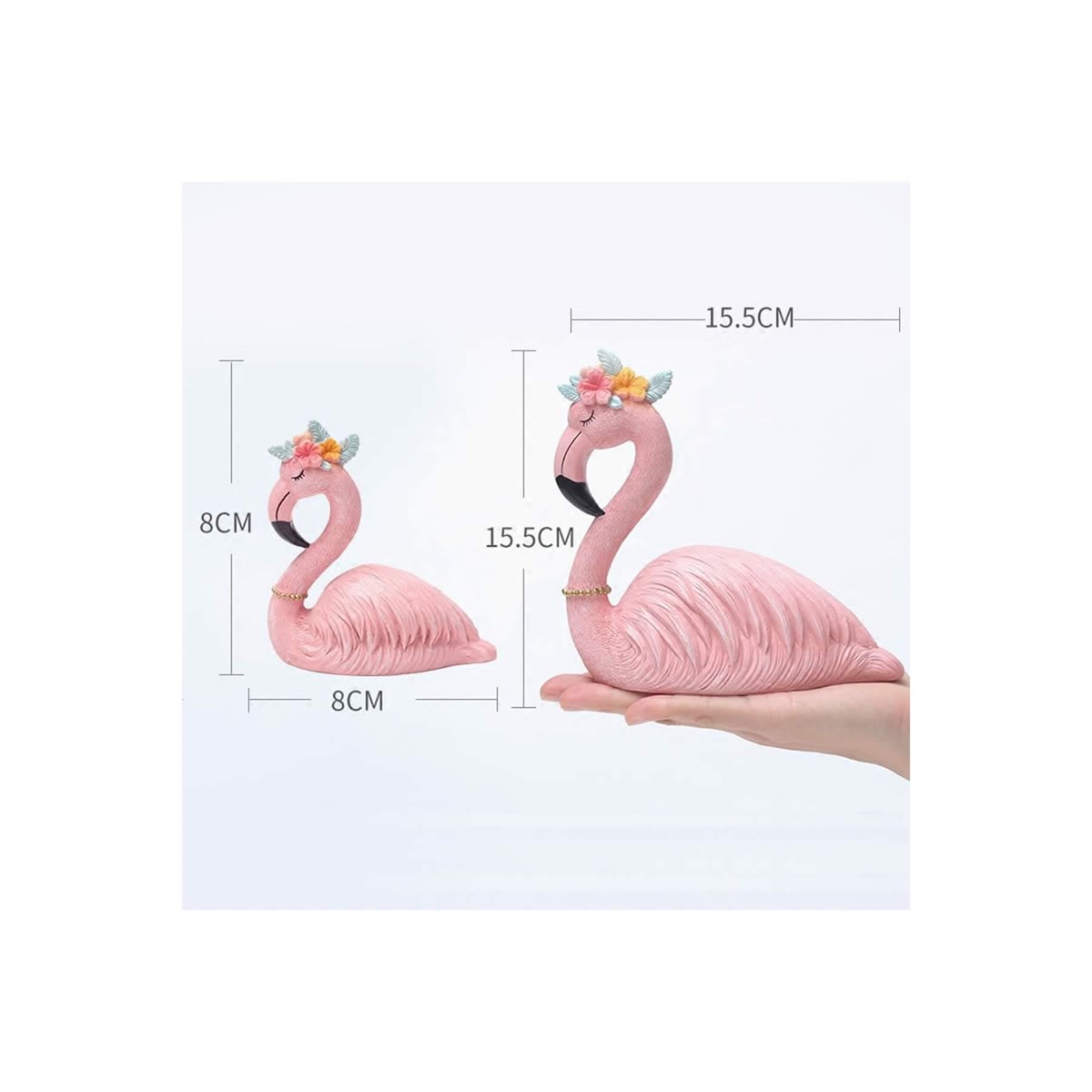Çiçekli Flamingo Biblo