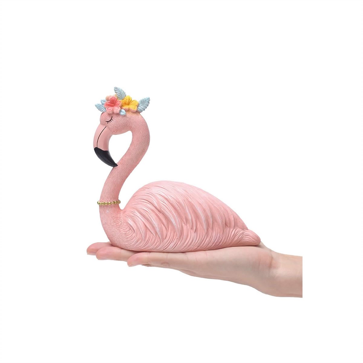 Çiçekli Flamingo Biblo